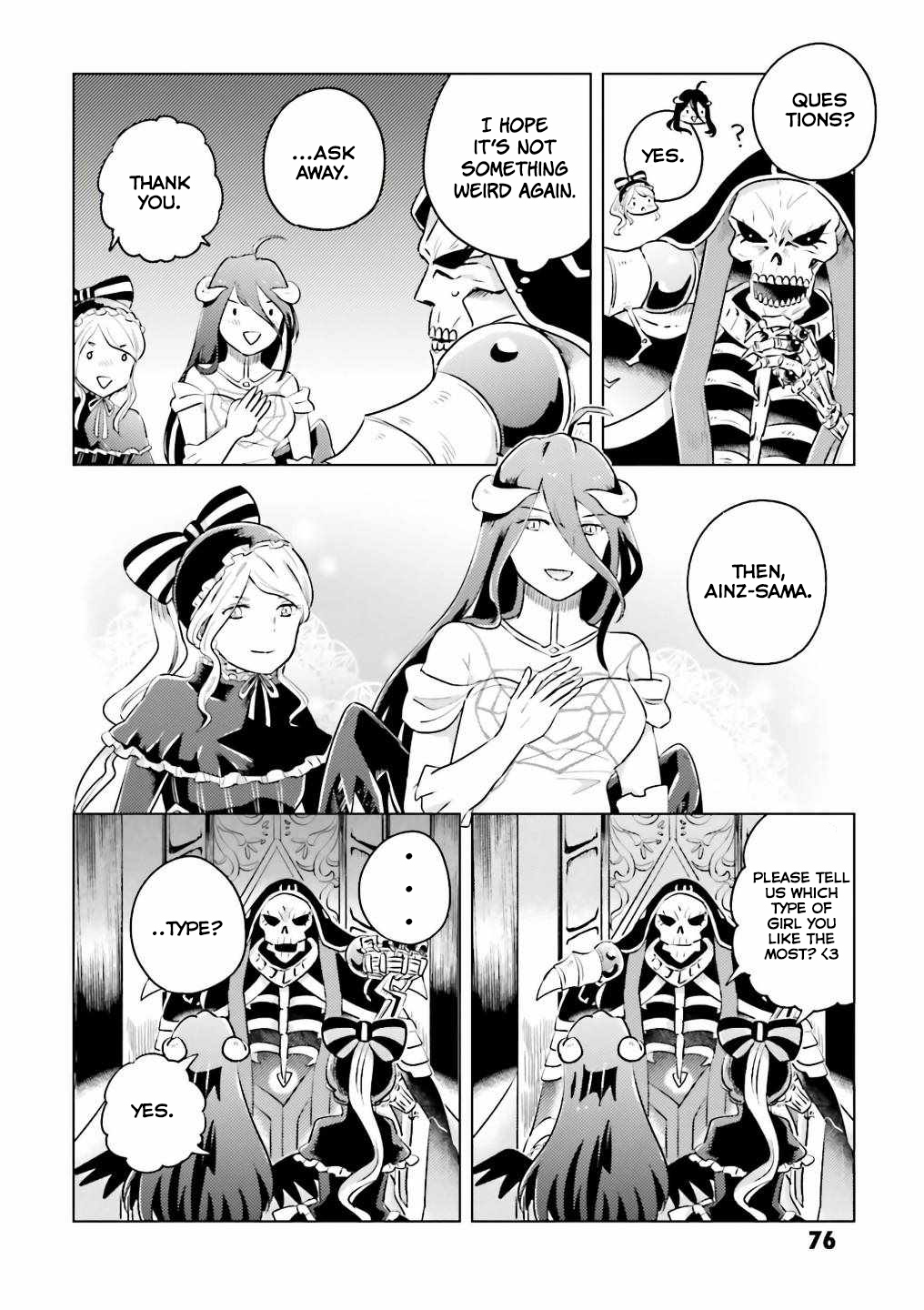 Overlord La Carte Chapter 20 page 4 - Chapter 20: Ainz-sama's Type