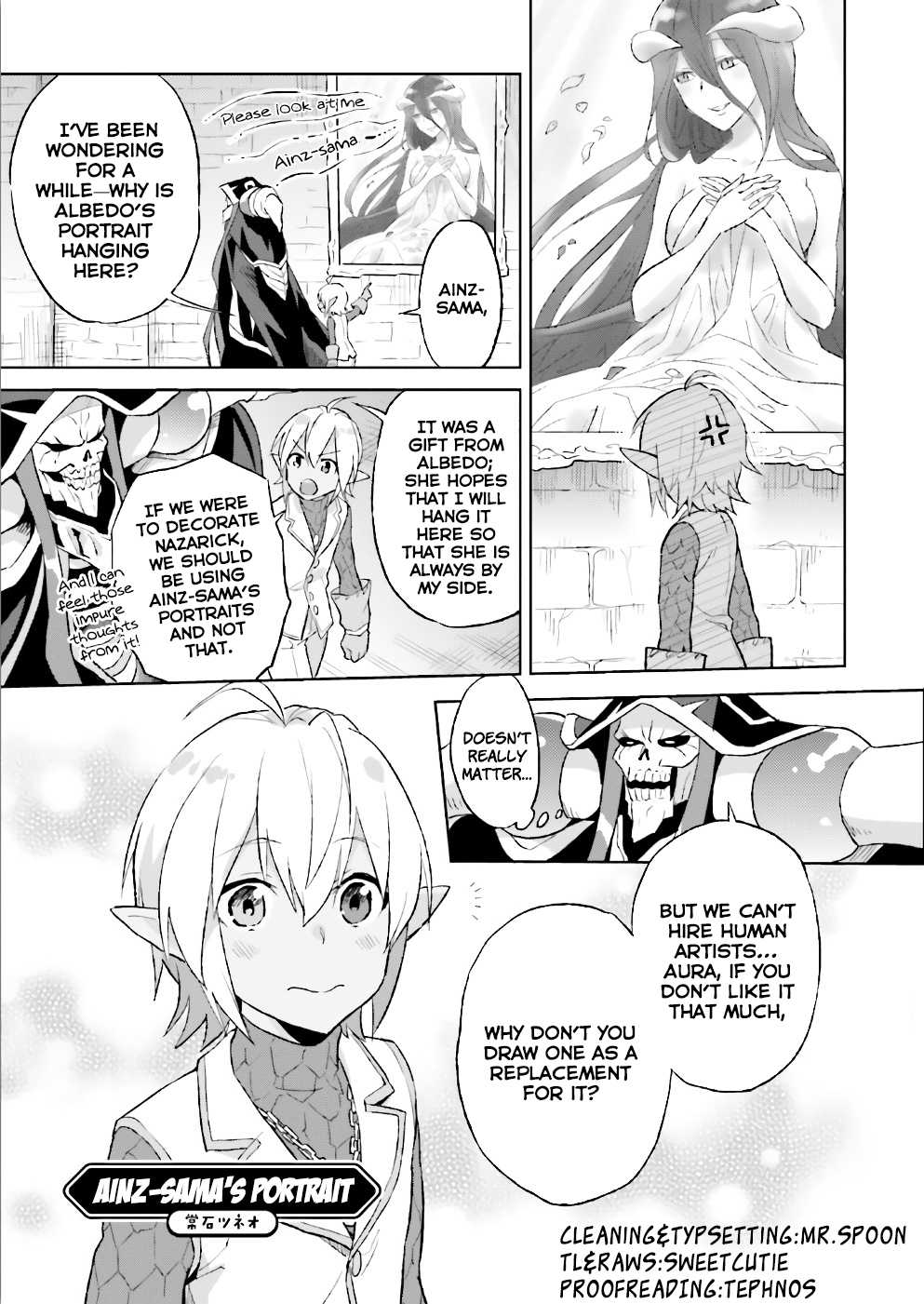 Overlord La Carte Chapter 27 page 1 - Chapter 27: Ainz sama’s portrait
