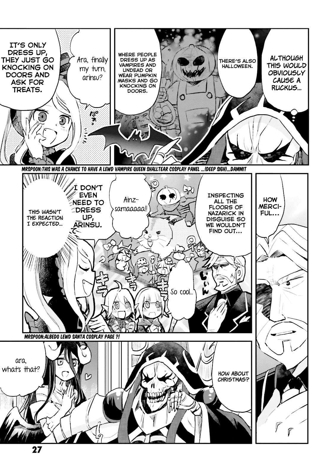 Overlord La Carte Chapter 3 page 5 - Chapter 3: four seasons in nazarick