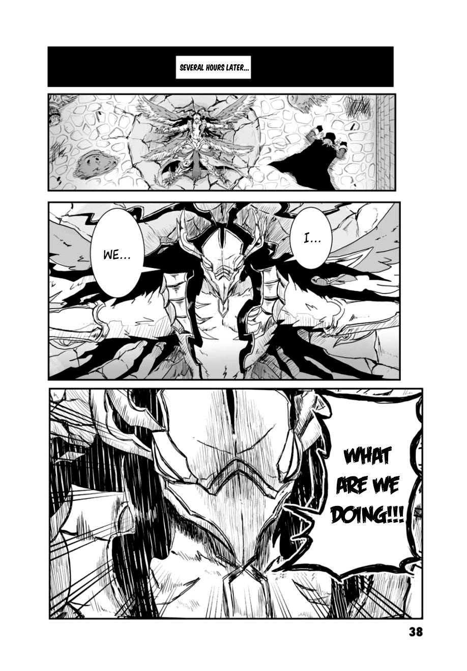 Overlord La Carte Chapter 48 page 2 - Chapter 48: The Great Dungeon! A friendship's Double Lariat!!!