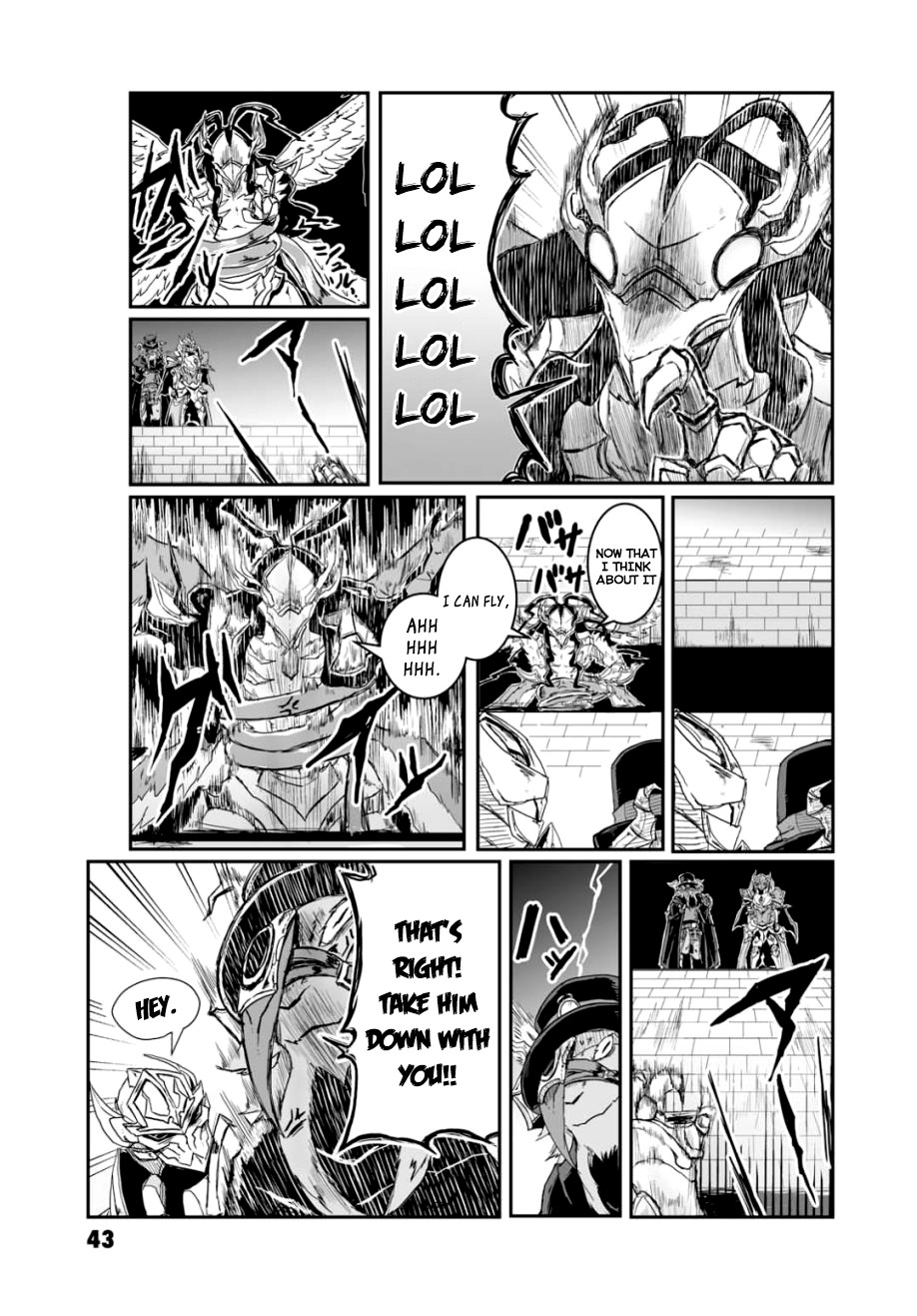 Overlord La Carte Chapter 48 page 7 - Chapter 48: The Great Dungeon! A friendship's Double Lariat!!!