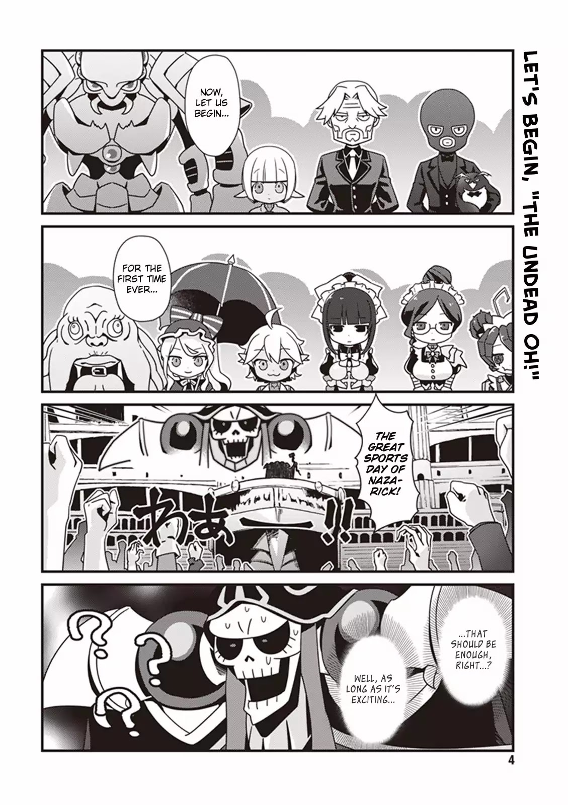 Overlord The Undead King Oh! Chapter 1 page 2 - Chapter 1: The Great Sports Day Of Nazarick
