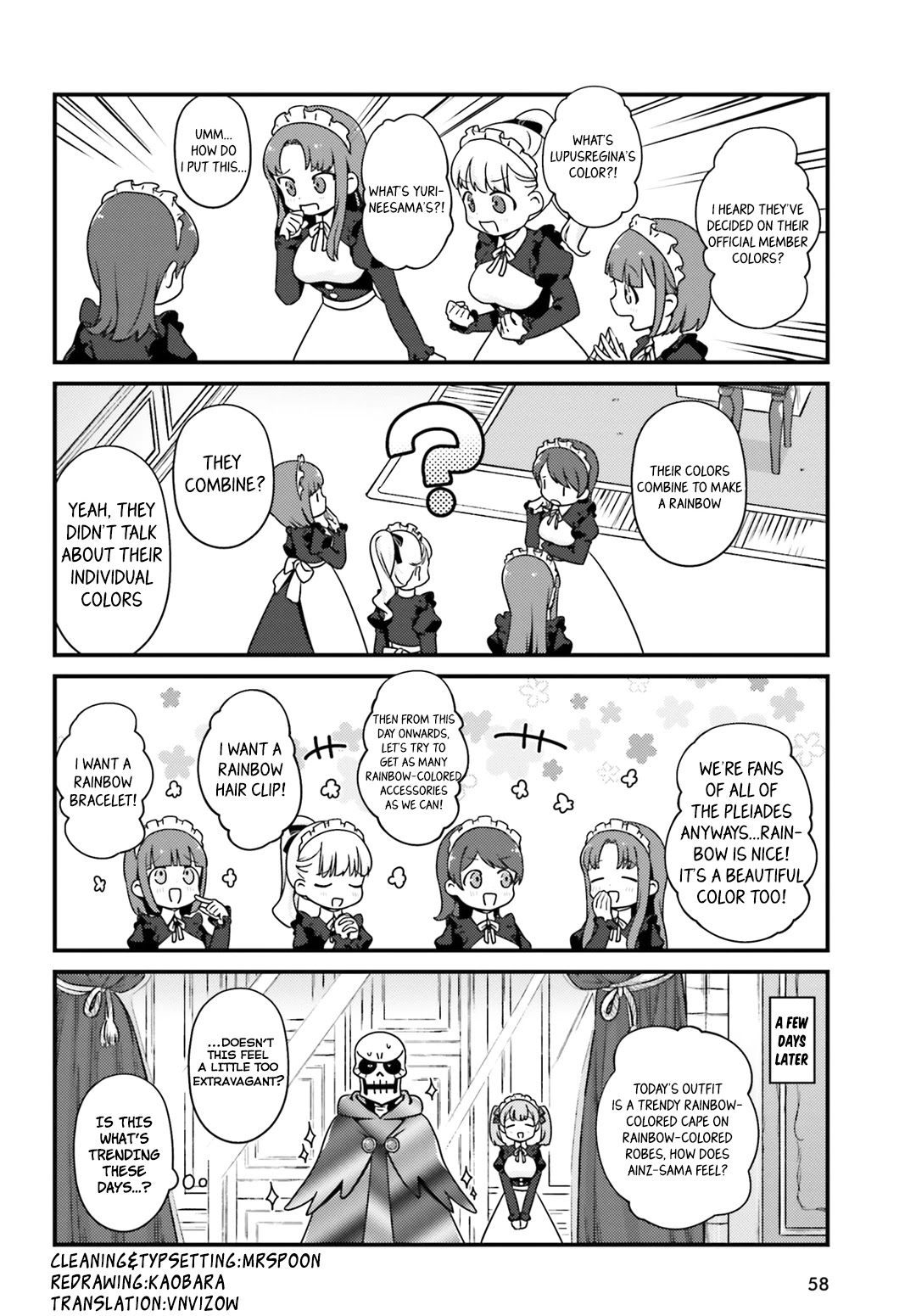Overlord The Undead King Oh! Chapter 11.1 page 10 - Chapter 11.1: The Pleiades' Member Colors