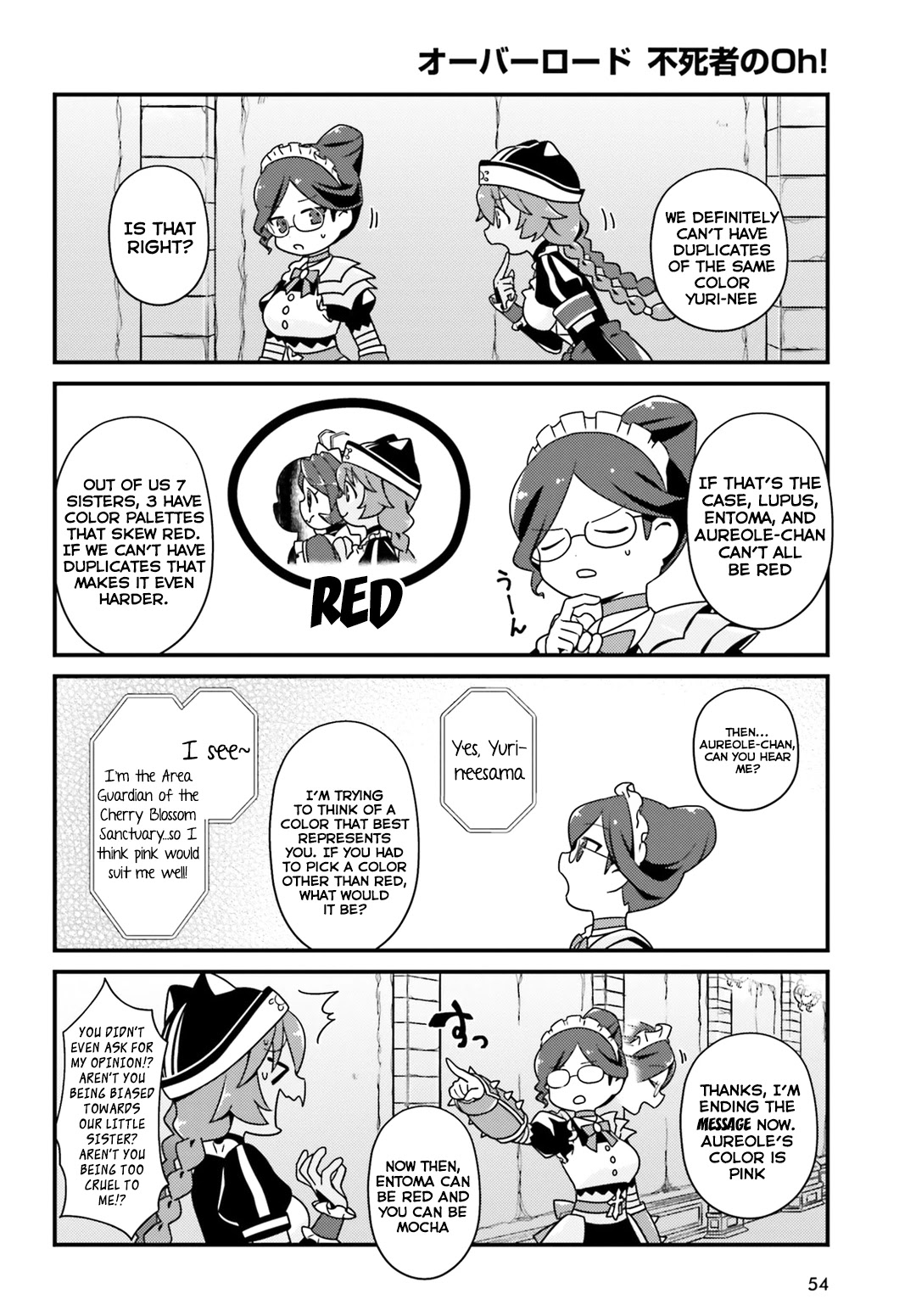 Overlord The Undead King Oh! Chapter 11.1 page 6 - Chapter 11.1: The Pleiades' Member Colors