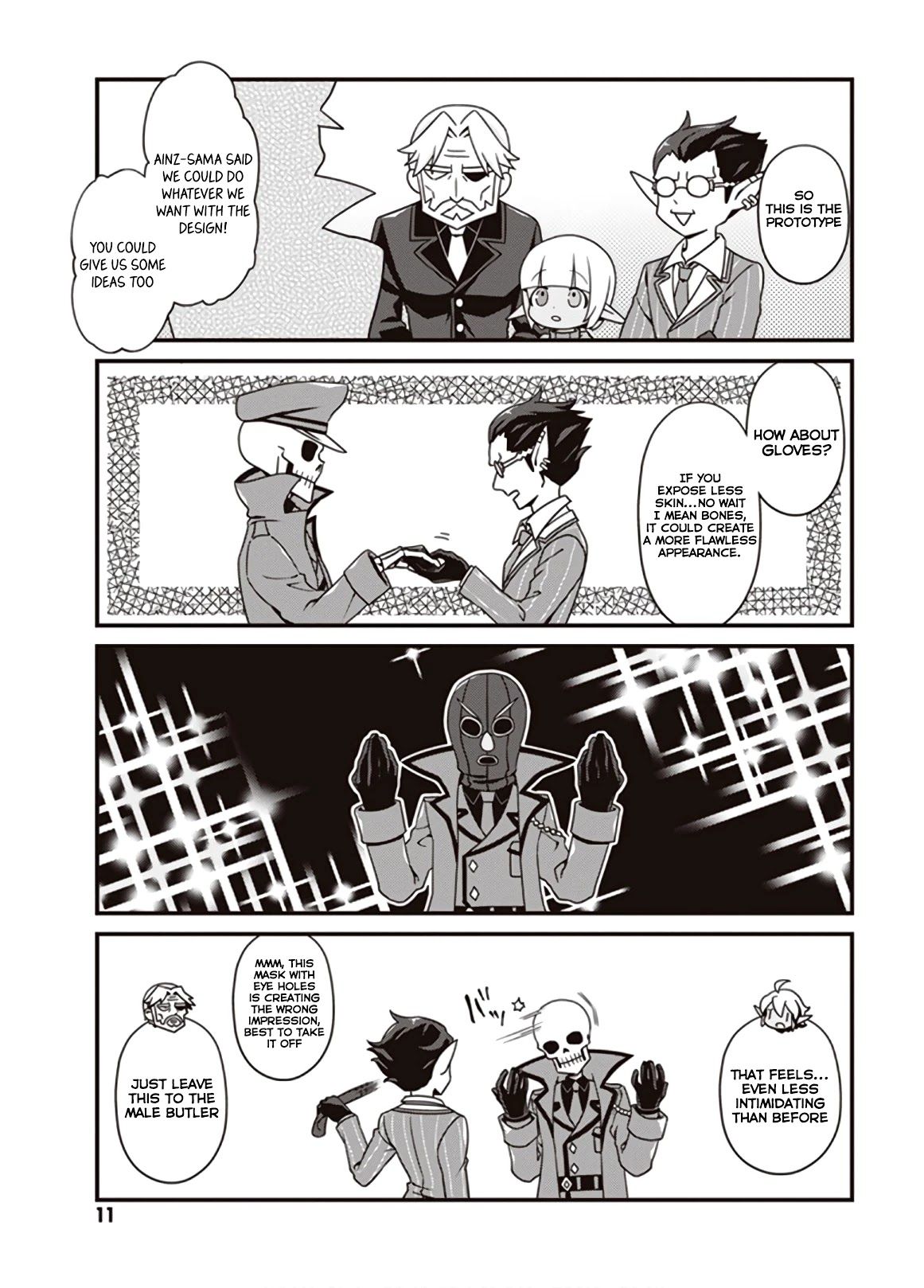 Overlord The Undead King Oh! Chapter 13 page 11 - Chapter 13: Let’s design a good looking uniform!