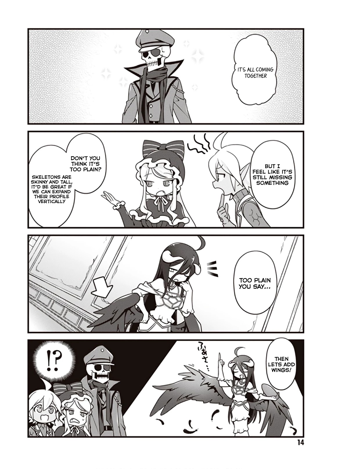 Overlord The Undead King Oh! Chapter 13 page 14 - Chapter 13: Let’s design a good looking uniform!