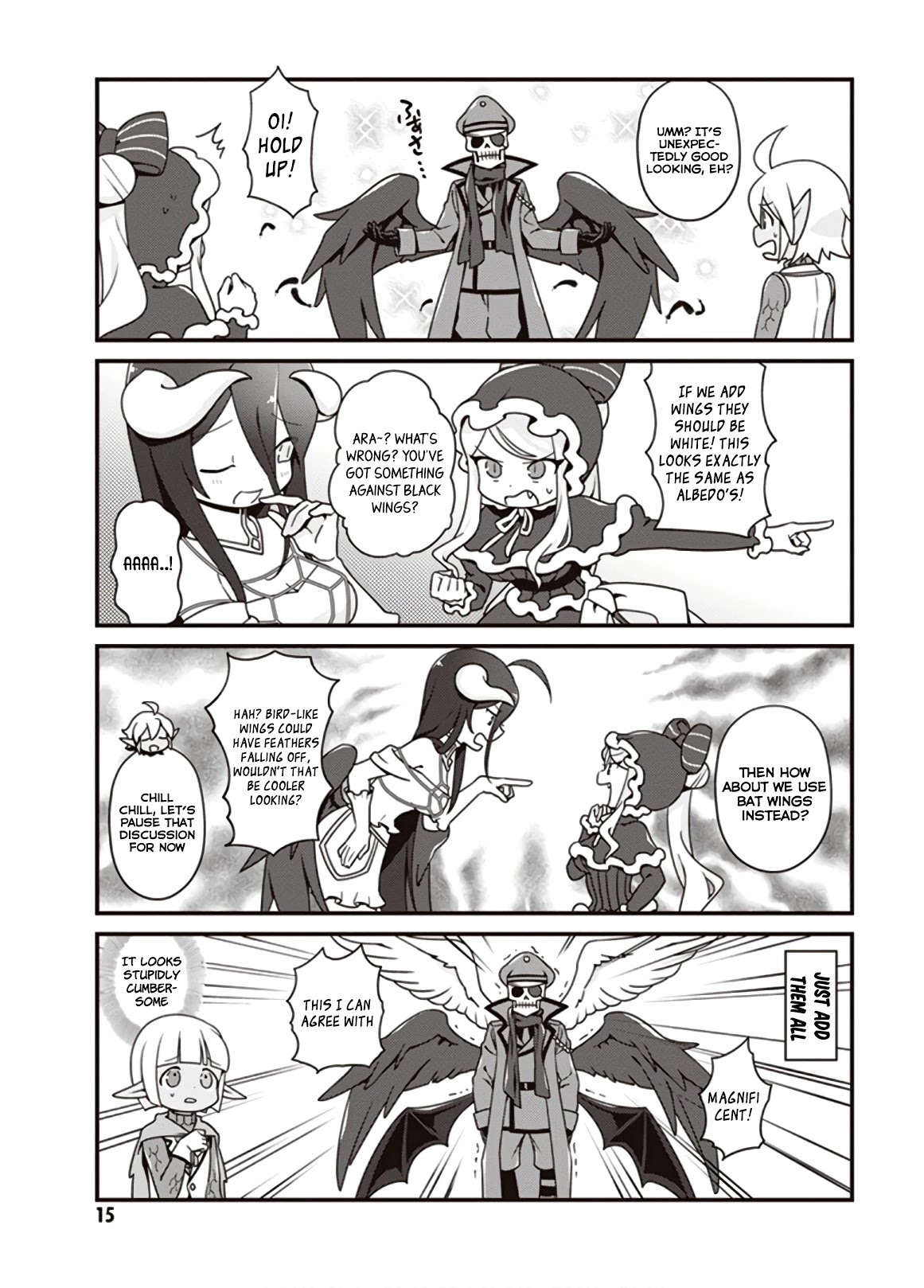 Overlord The Undead King Oh! Chapter 13 page 15 - Chapter 13: Let’s design a good looking uniform!