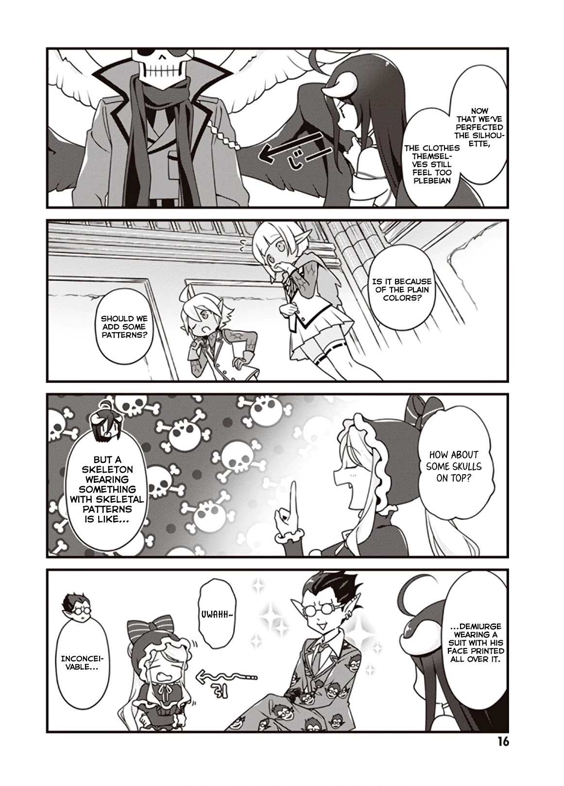 Overlord The Undead King Oh! Chapter 13 page 16 - Chapter 13: Let’s design a good looking uniform!