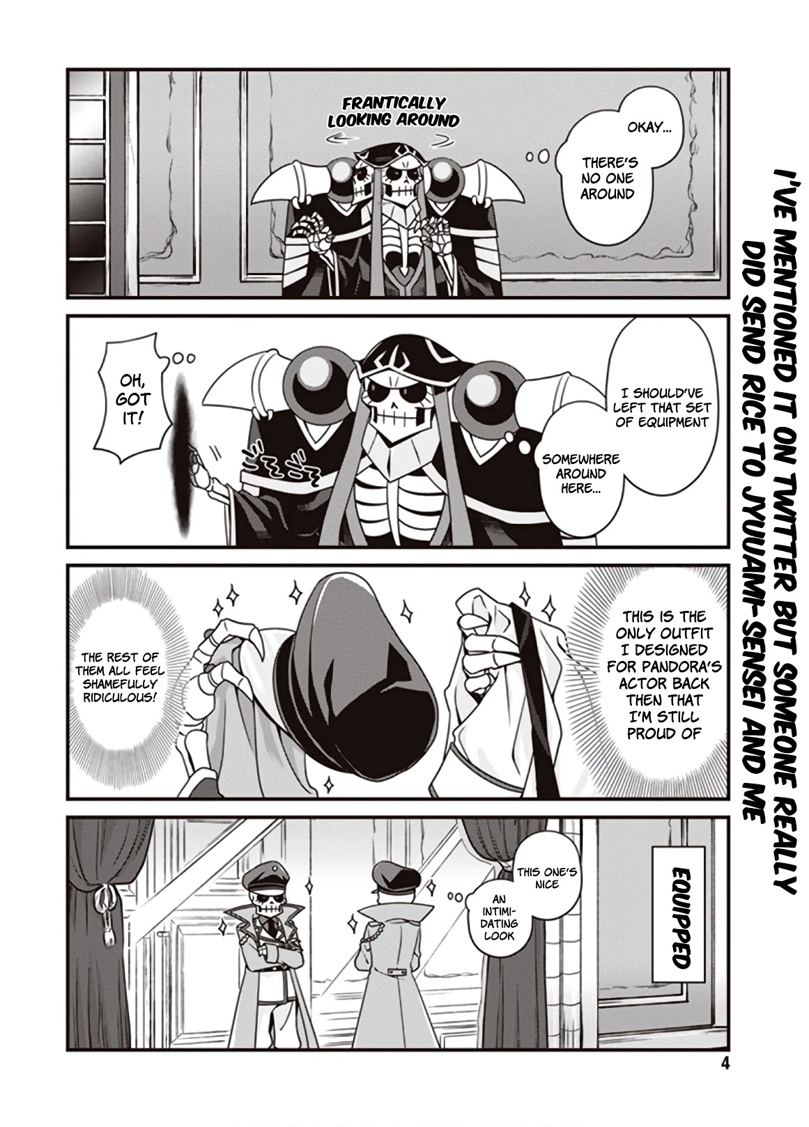 Overlord The Undead King Oh! Chapter 13 page 4 - Chapter 13: Let’s design a good looking uniform!