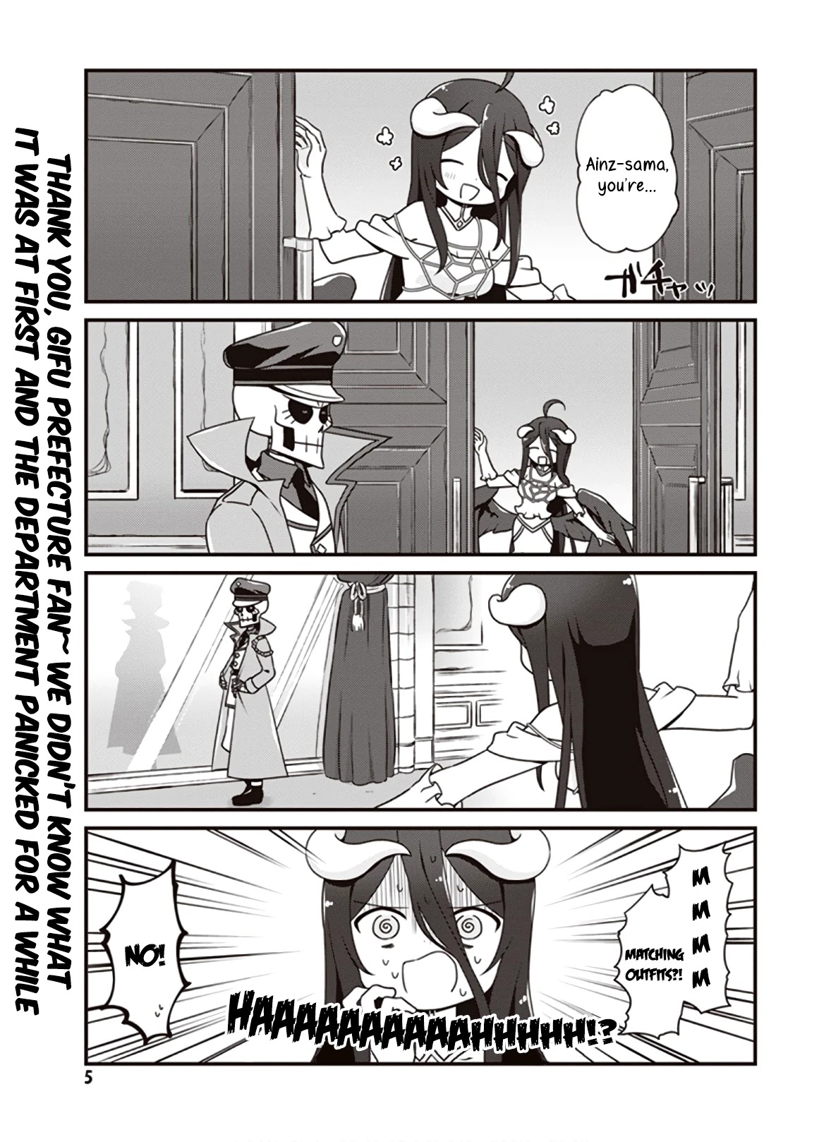 Overlord The Undead King Oh! Chapter 13 page 5 - Chapter 13: Let’s design a good looking uniform!
