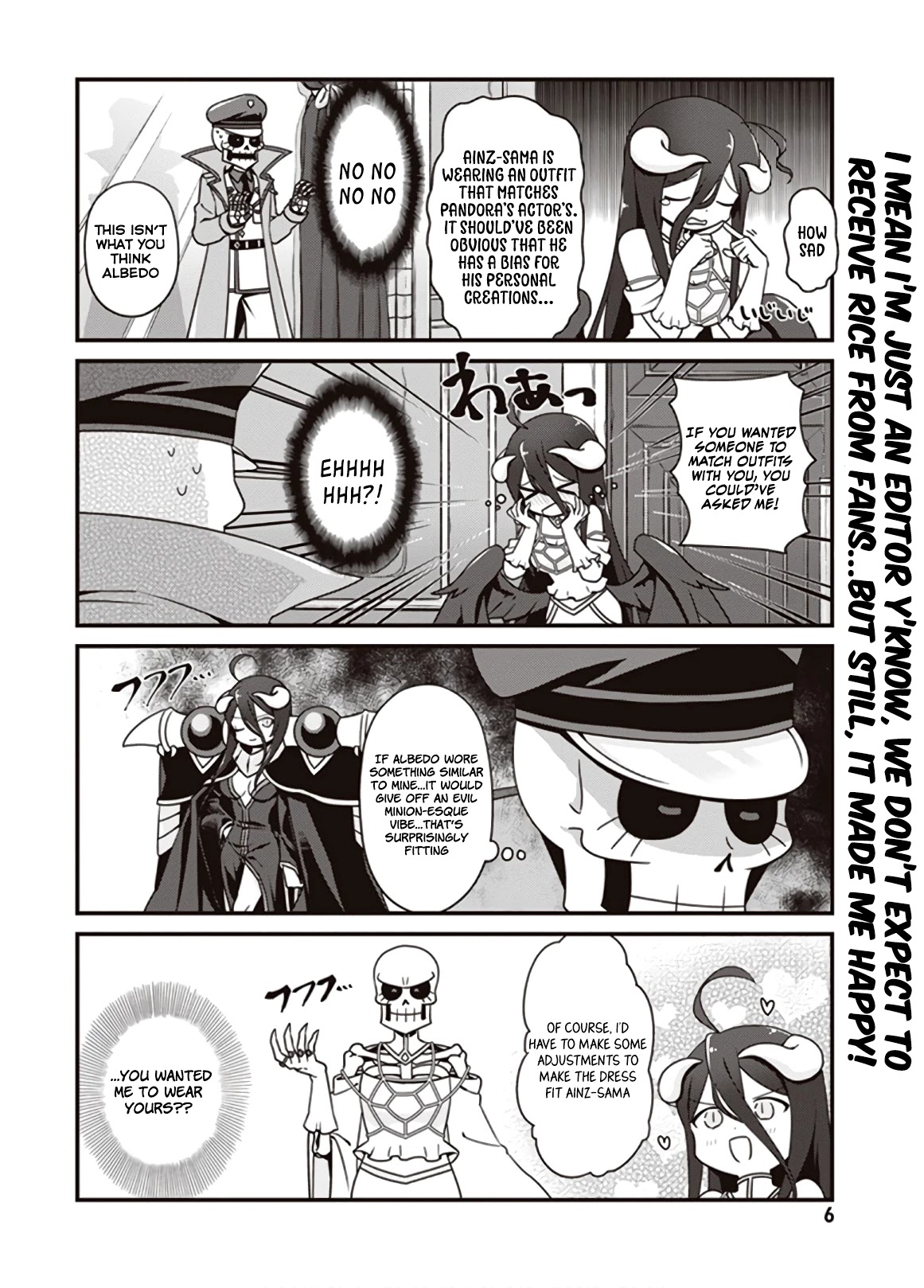 Overlord The Undead King Oh! Chapter 13 page 6 - Chapter 13: Let’s design a good looking uniform!