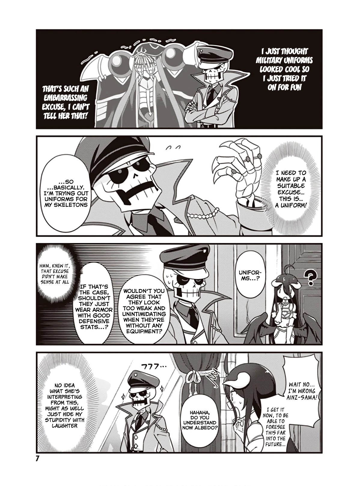 Overlord The Undead King Oh! Chapter 13 page 7 - Chapter 13: Let’s design a good looking uniform!