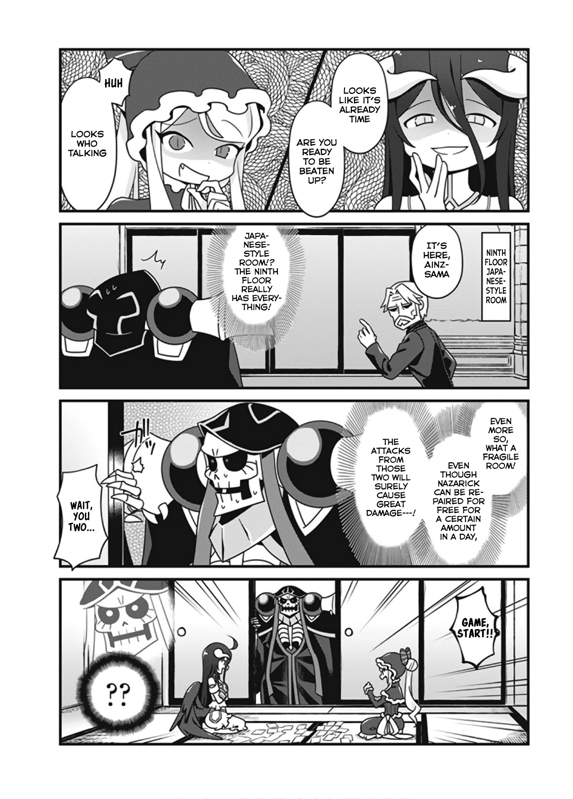 Overlord The Undead King Oh! Chapter 14 page 3 - Chapter 14: Intense Battle @ Ninth Floor Japanese-Style Room