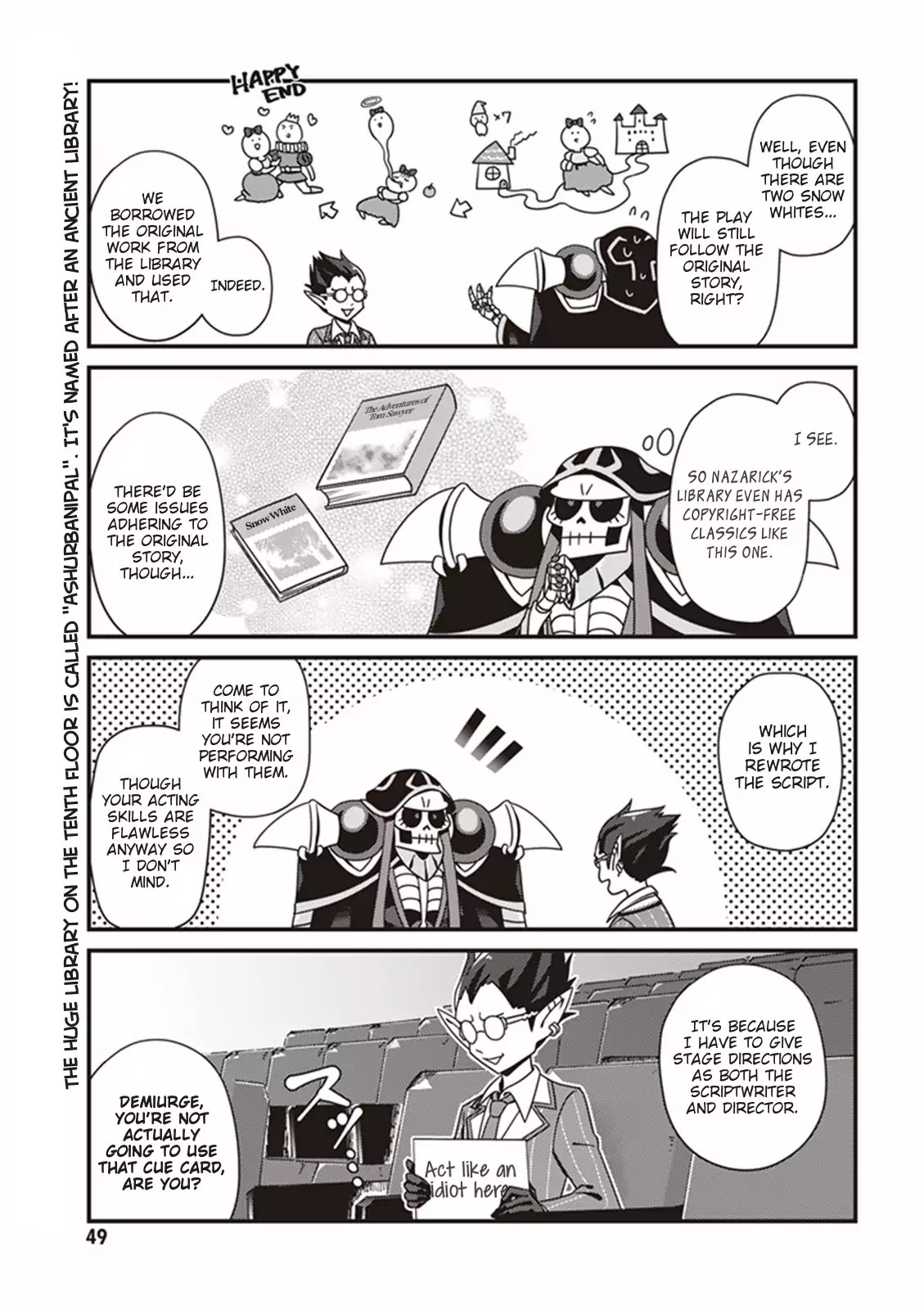 Overlord The Undead King Oh! Chapter 3 page 5 - Chapter 3: A Nazarick Theatre Production ~Snow White~
