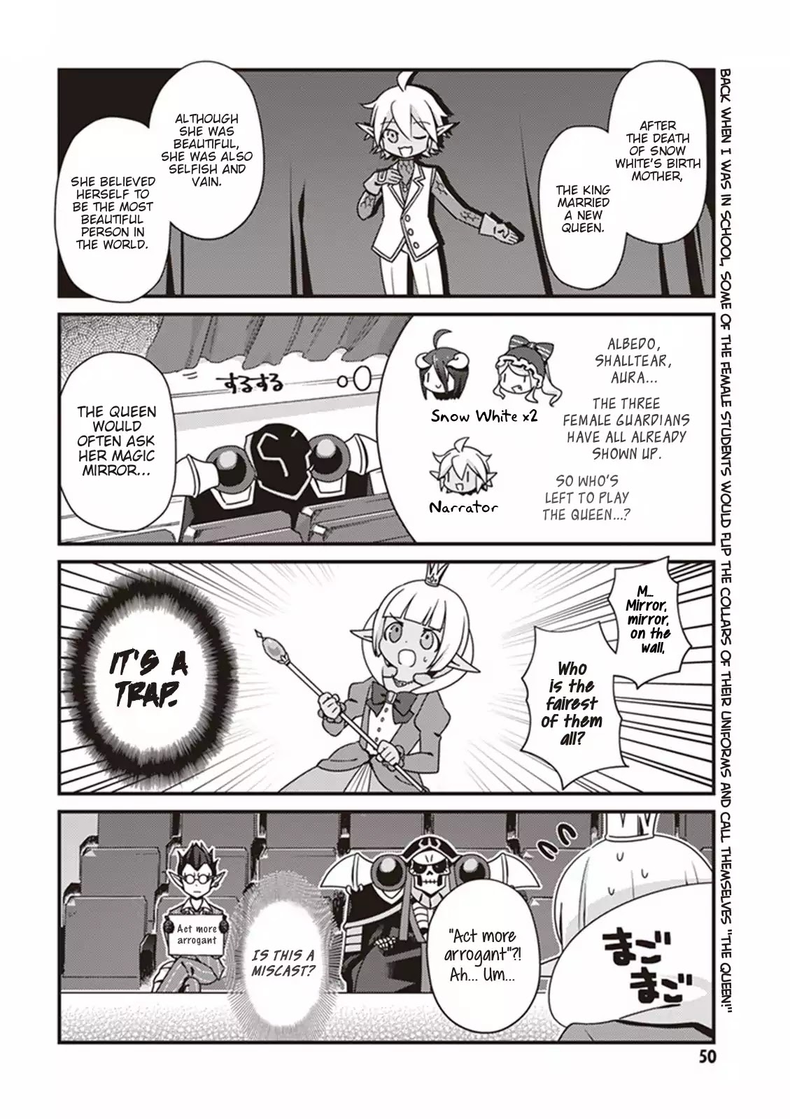 Overlord The Undead King Oh! Chapter 3 page 6 - Chapter 3: A Nazarick Theatre Production ~Snow White~