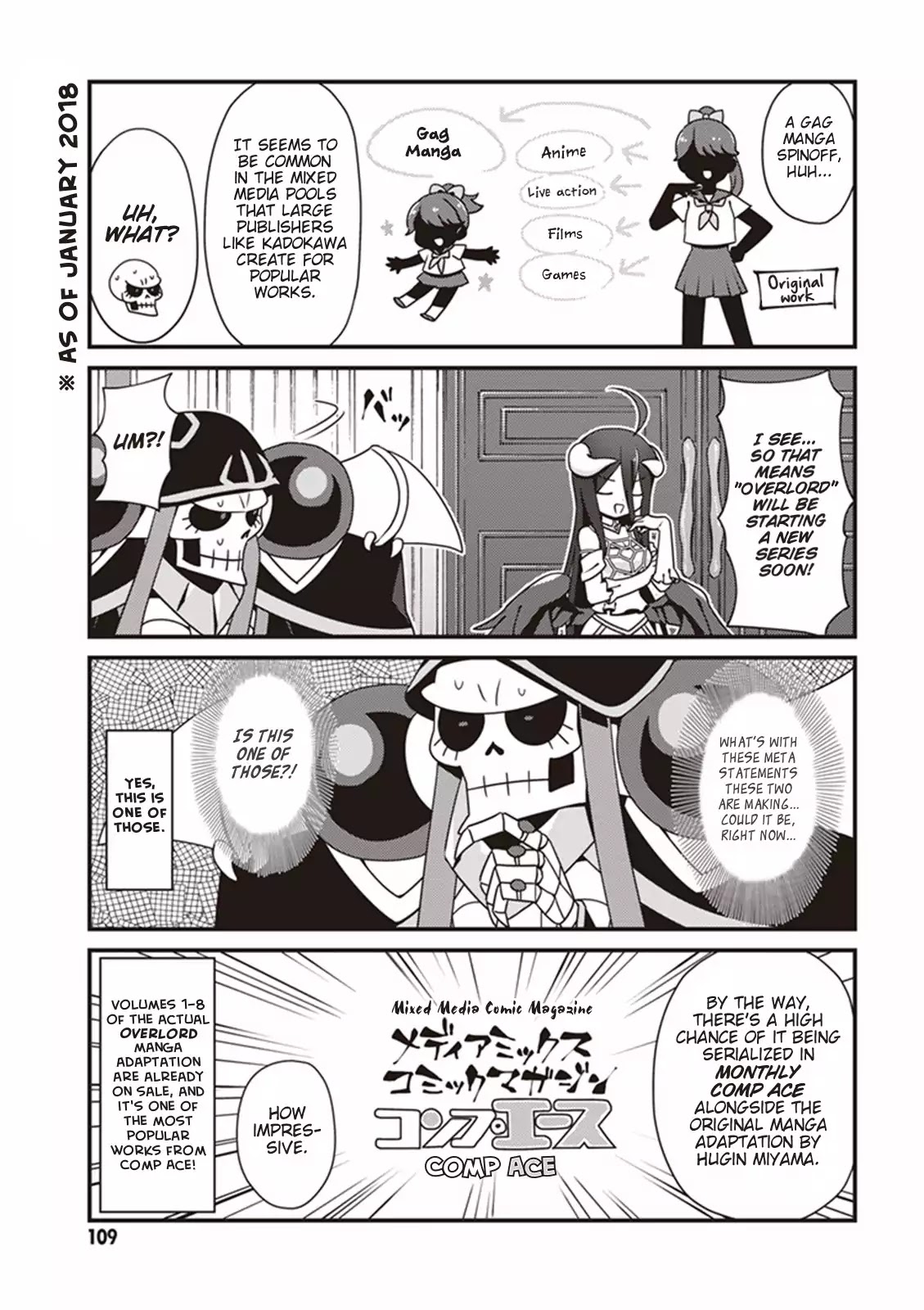 Overlord The Undead King Oh! Chapter 6 page 3 - Chapter 6: Lets Come Up with A Title For This Comic