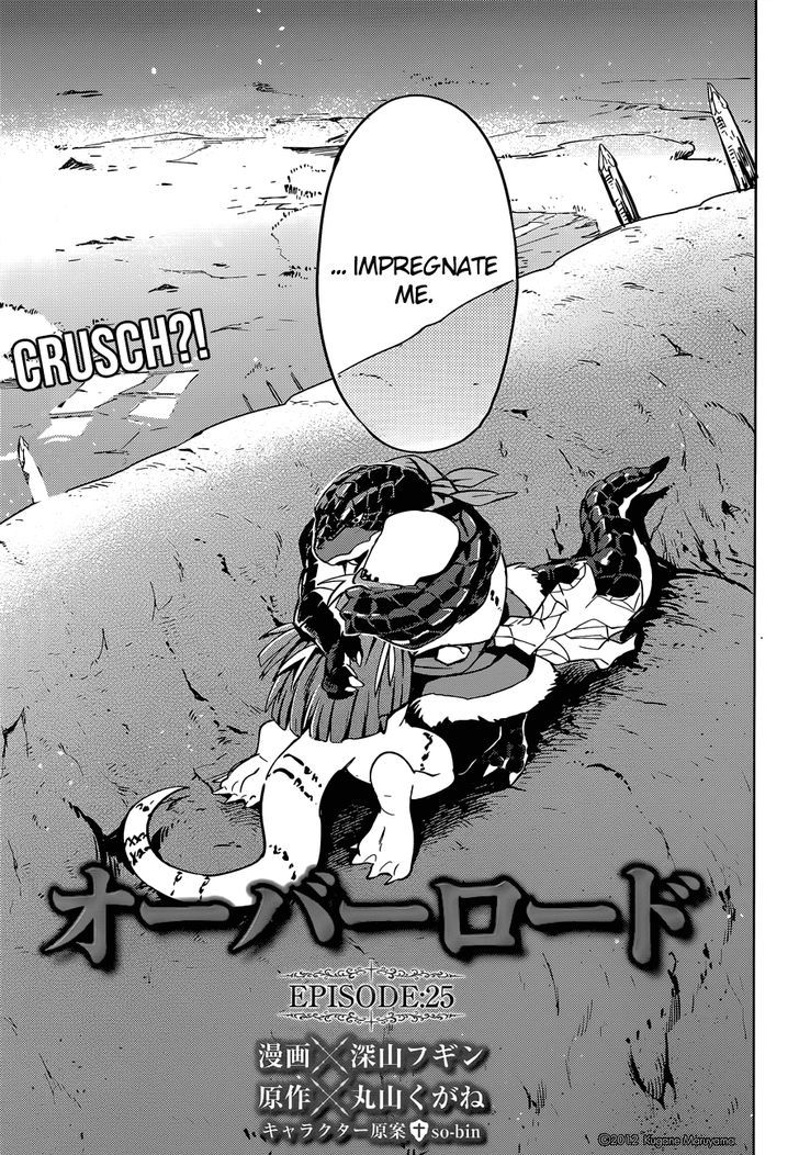Overlord Chapter 25 page 1 - Chapter 25 : Episode #25 + Special