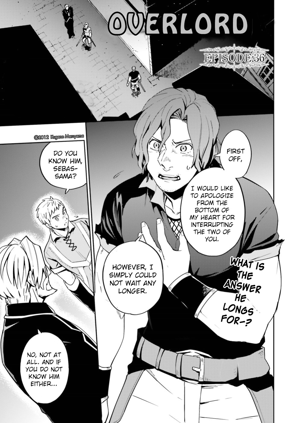 Overlord Chapter 36 page 1 - Chapter 36