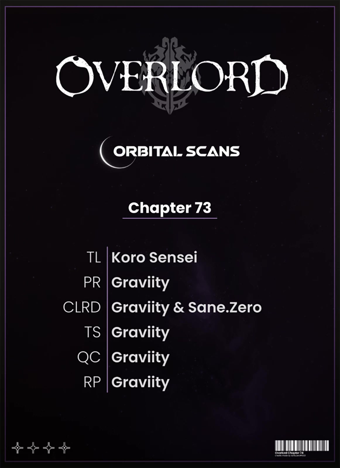 Overlord Chapter 73 page 1 - Chapter 73