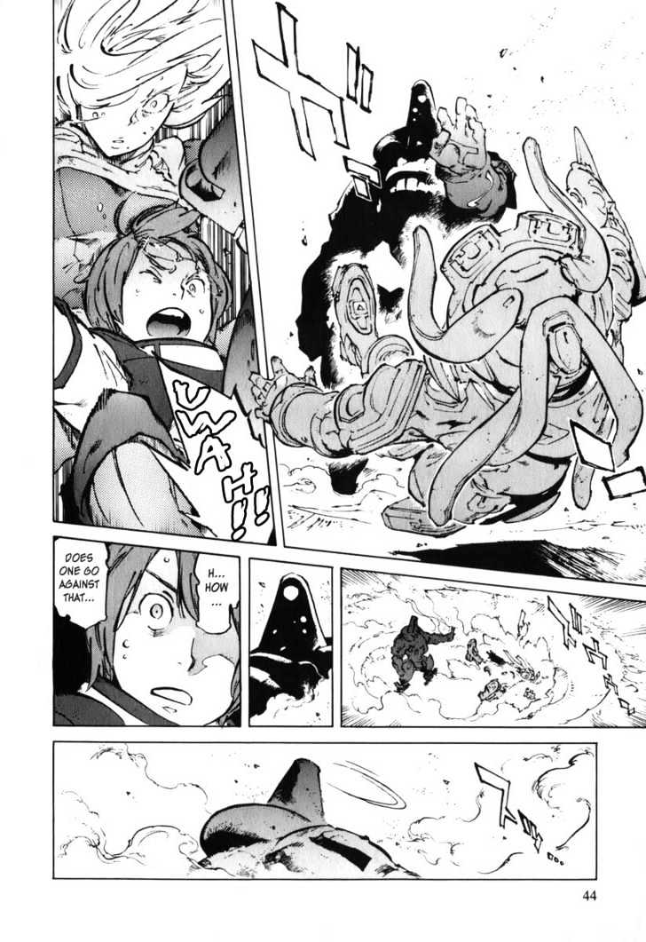 Overman King Gainer Chapter 28 page 13 - Chapter 28 : A Message From Saint Regan