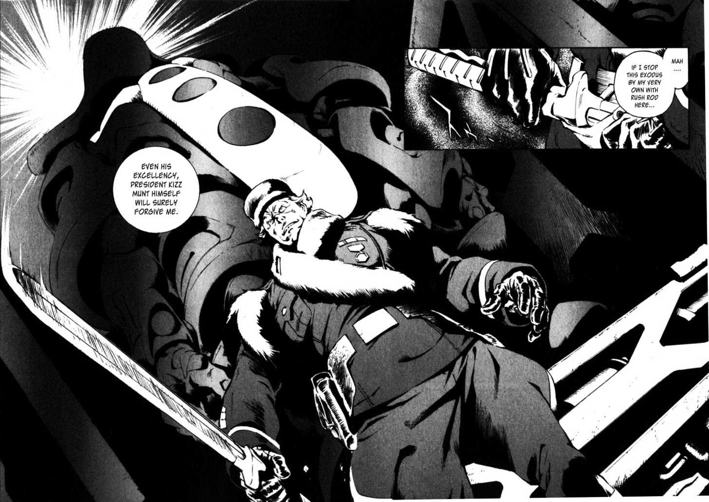 Overman King Gainer Chapter 7 page 8 - Chapter 7 : Rush Rod's Shadow