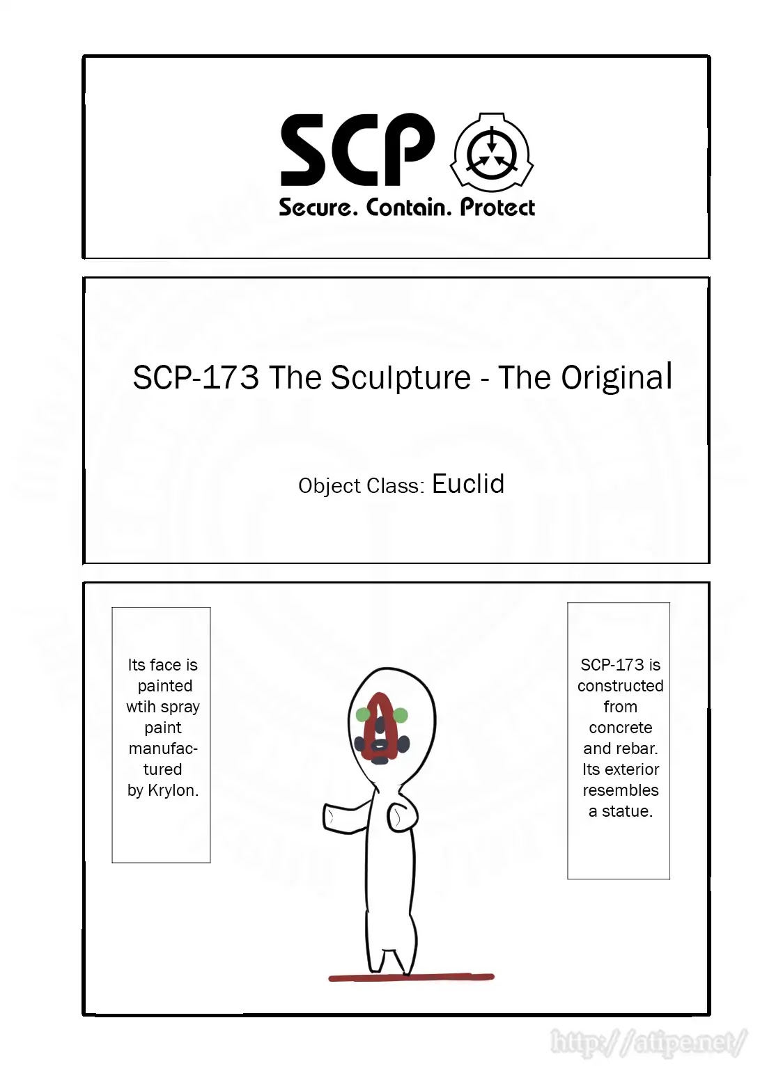 Oversimplified SCP Chapter 1: SCP-173 The Sculpture - The Original thumbnail