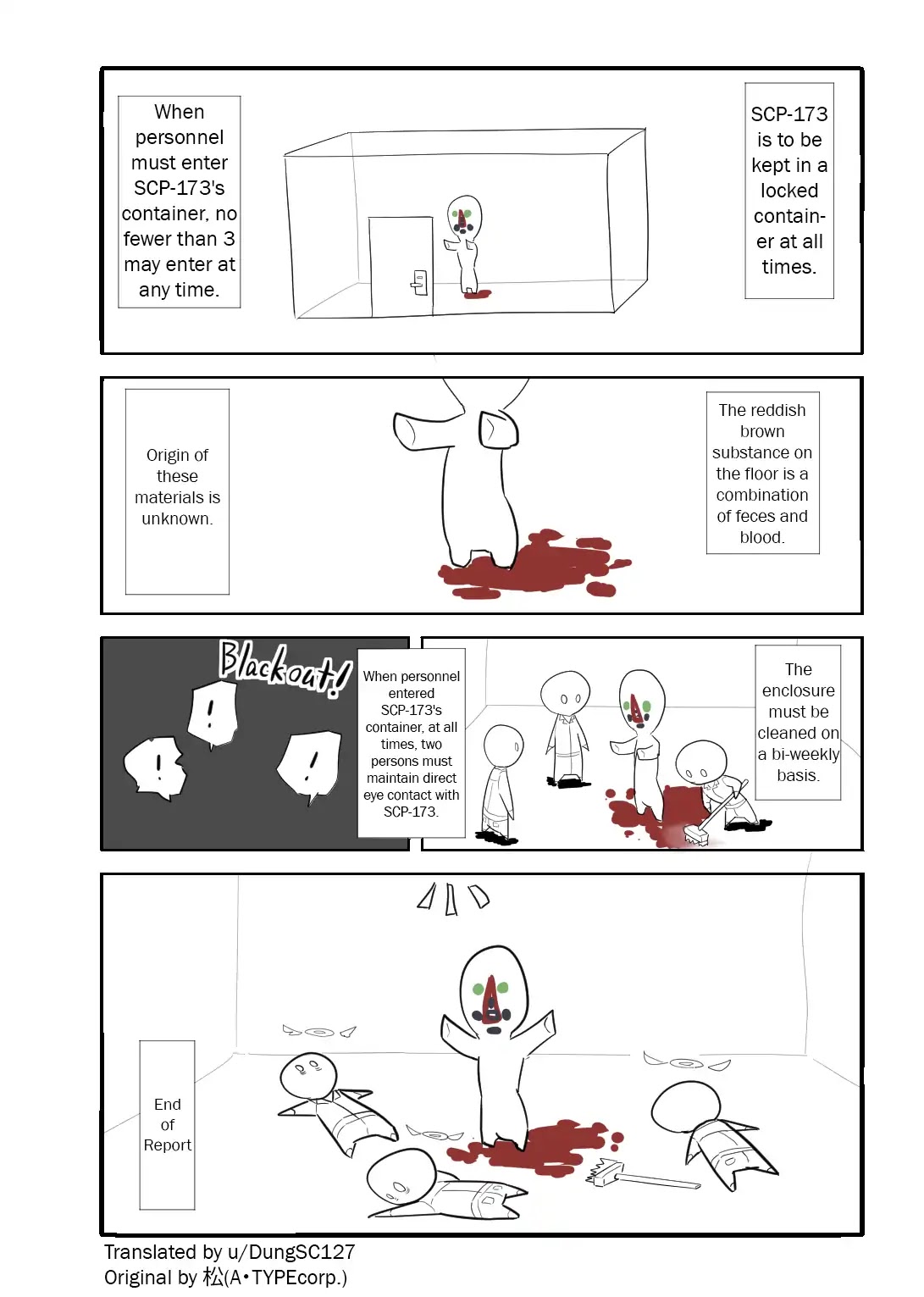 Oversimplified SCP Chapter 1 page 3 - Chapter 1: SCP-173 The Sculpture - The Original