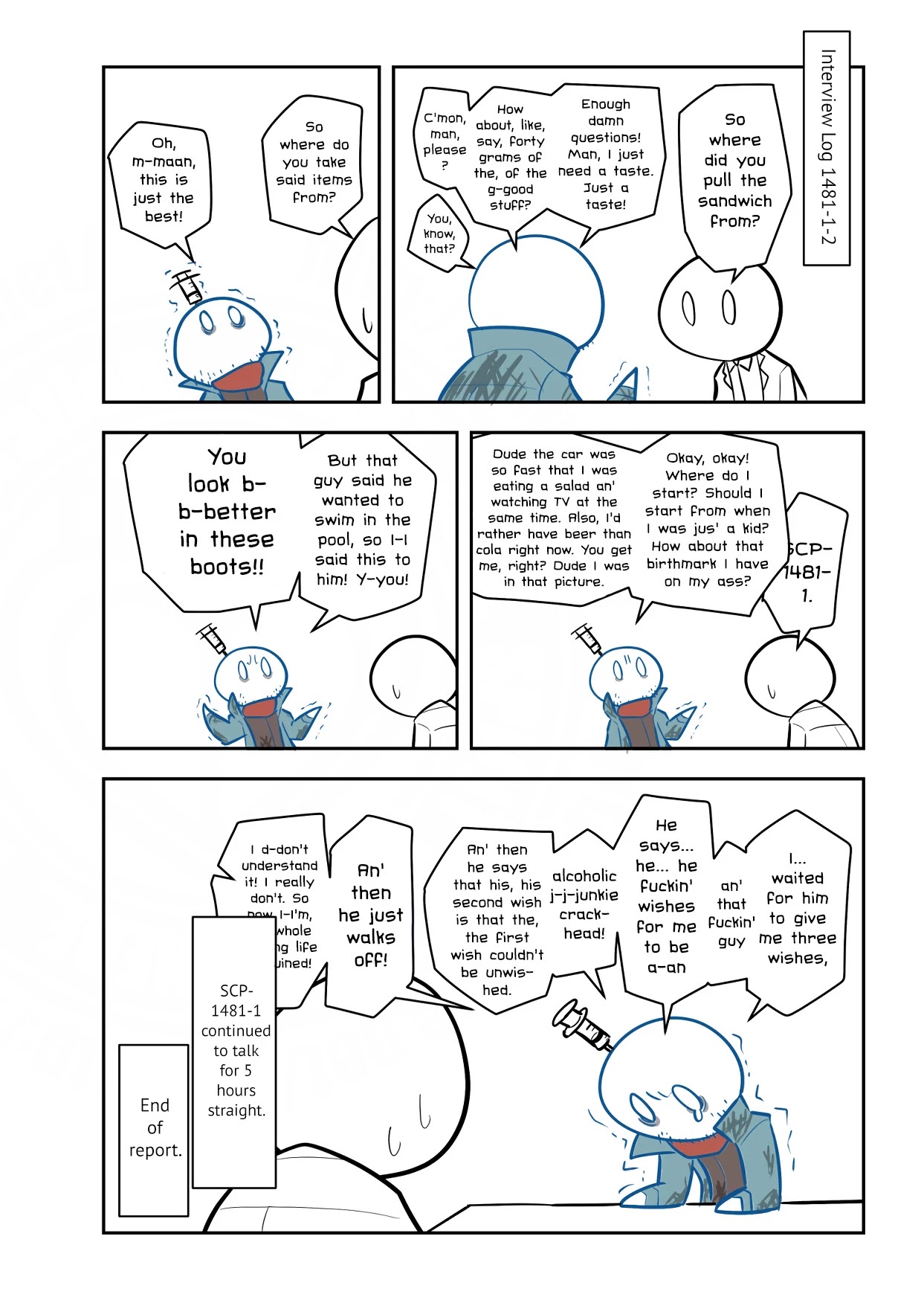 Oversimplified SCP Chapter 133 page 5 - Chapter 133: SCP-1481
