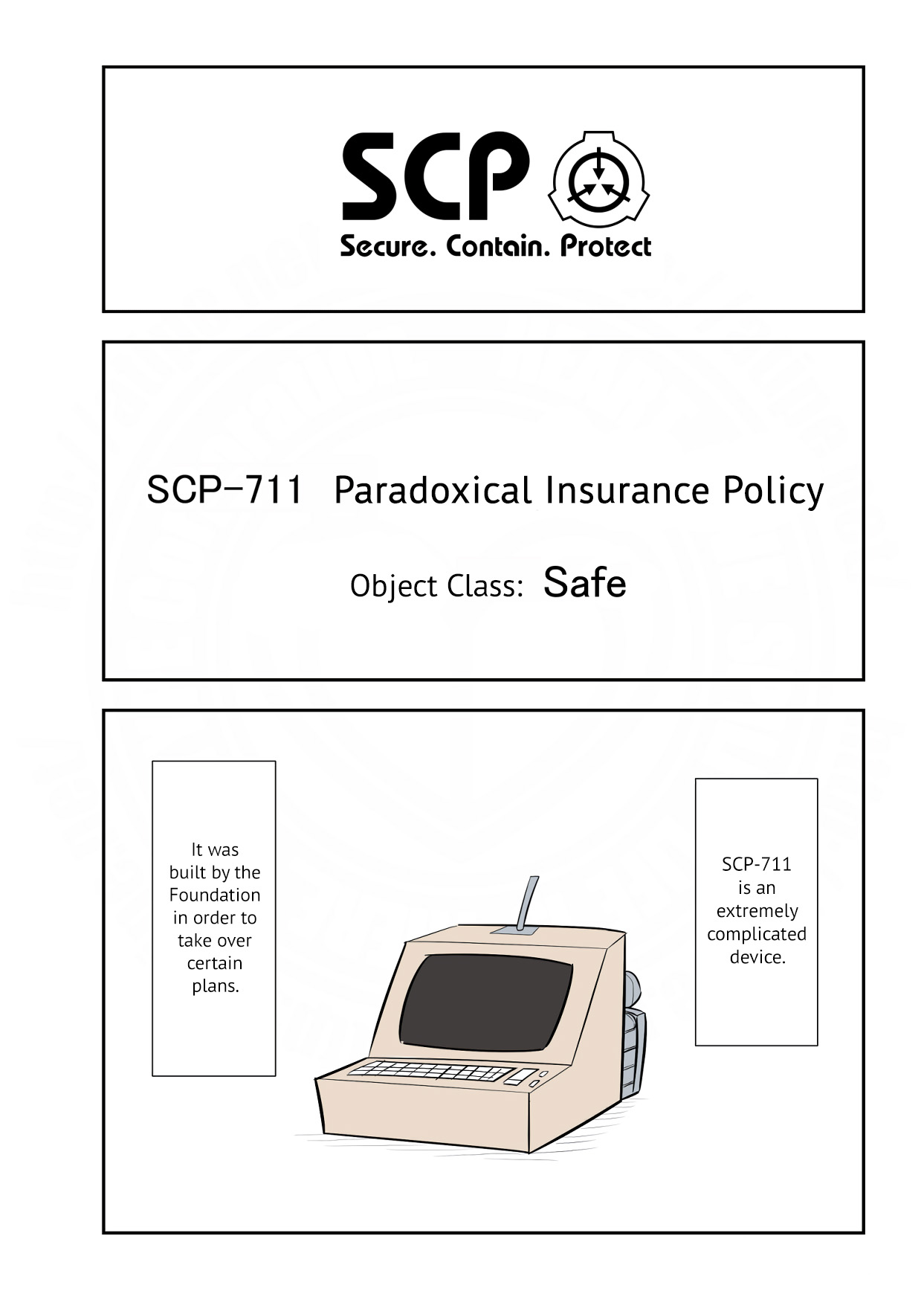 Oversimplified SCP Chapter 134 page 2 - Chapter 134: SCP-711