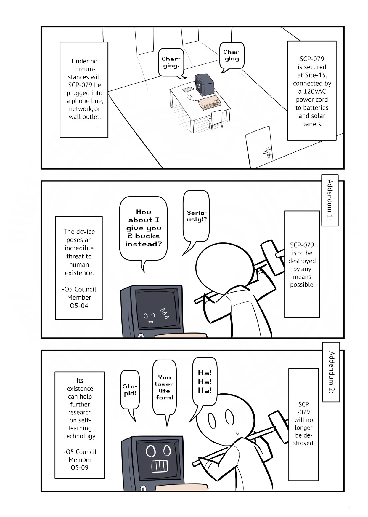 Oversimplified SCP Chapter 141 page 4 - Chapter 141: SCP-079