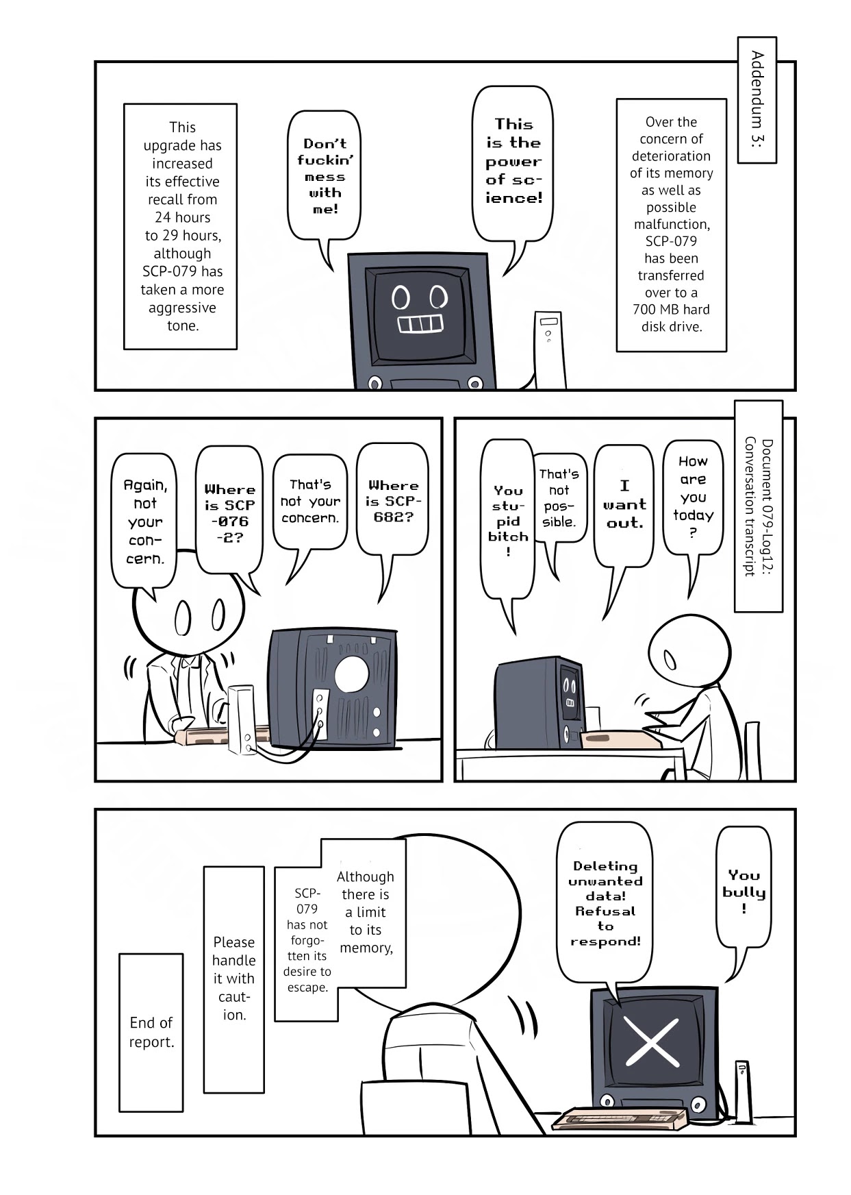Oversimplified SCP Chapter 141 page 5 - Chapter 141: SCP-079
