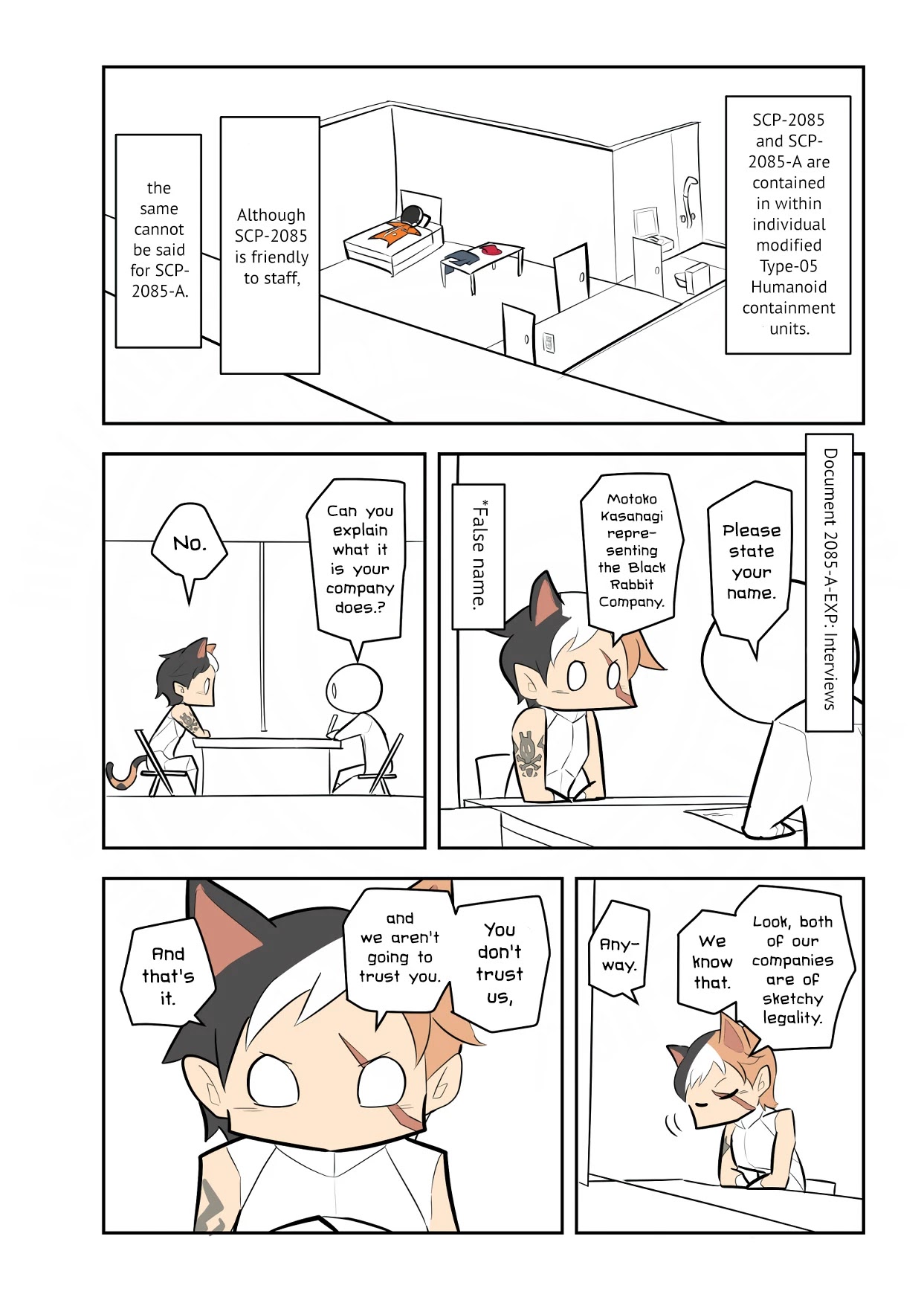 Oversimplified SCP Chapter 143 page 4 - Chapter 143: SCP-2085
