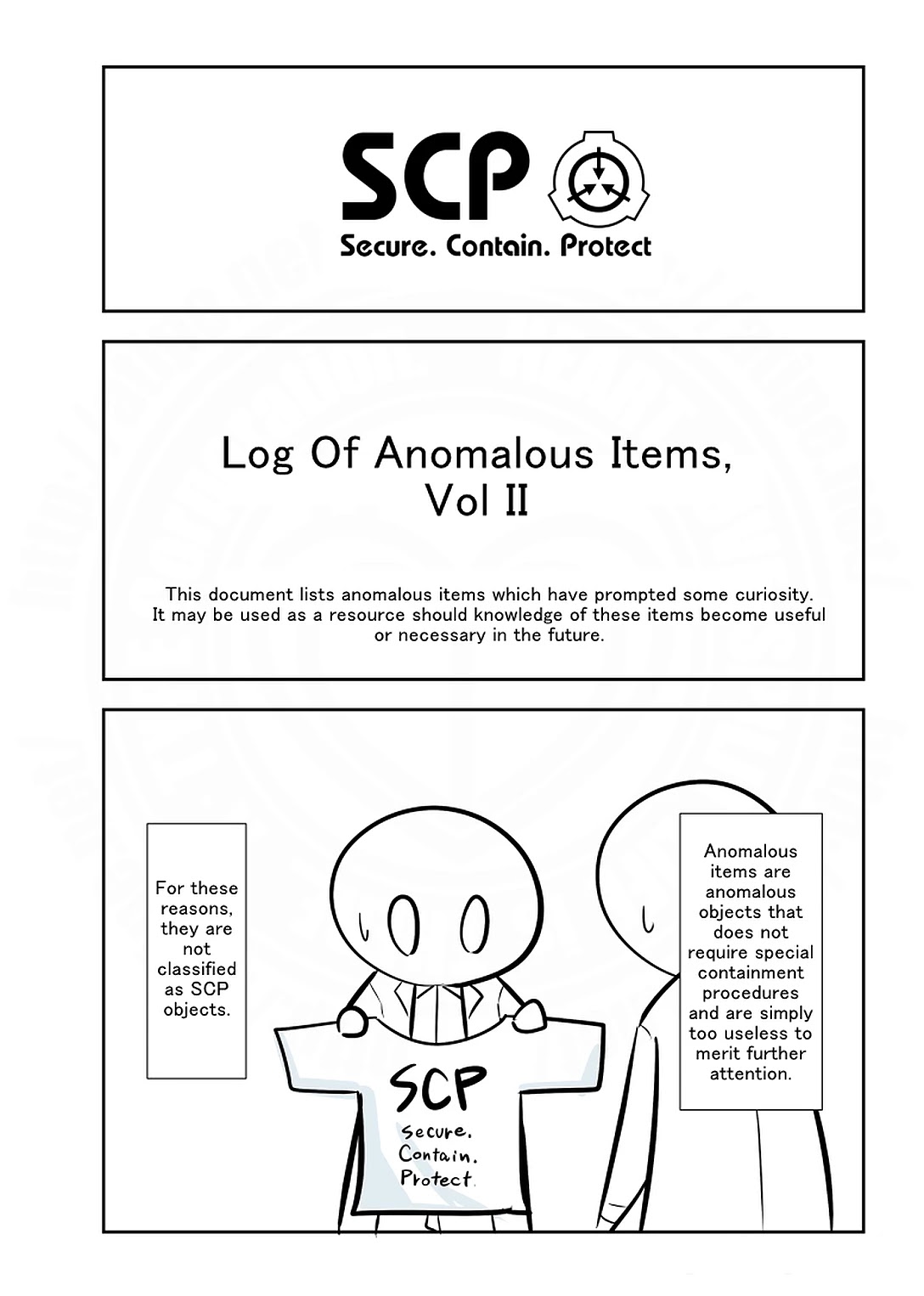 Oversimplified SCP Chapter 153: Log Of Anomalous Items, Vol II thumbnail