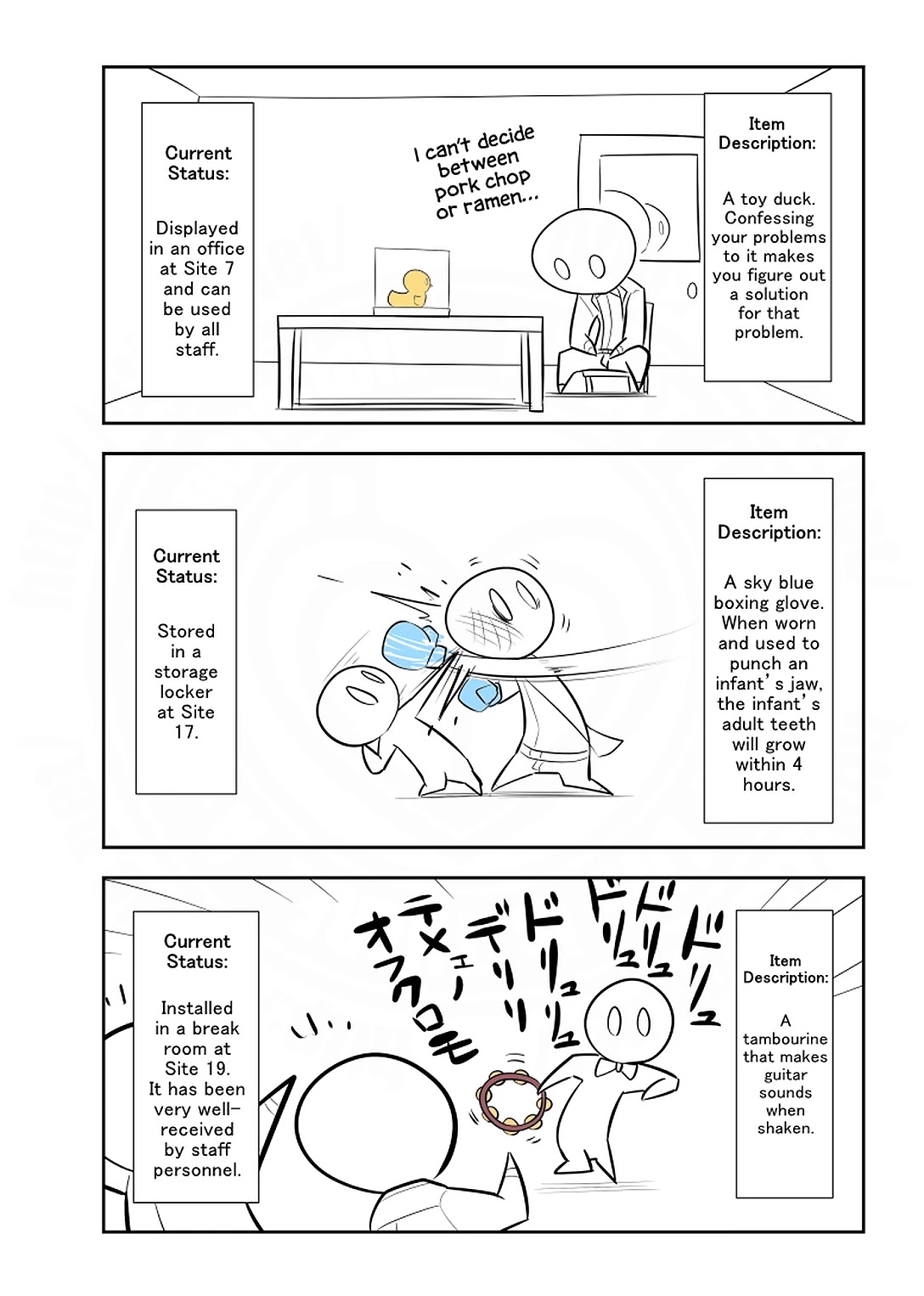 Oversimplified SCP Chapter 153 page 3 - Chapter 153: Log Of Anomalous Items, Vol II