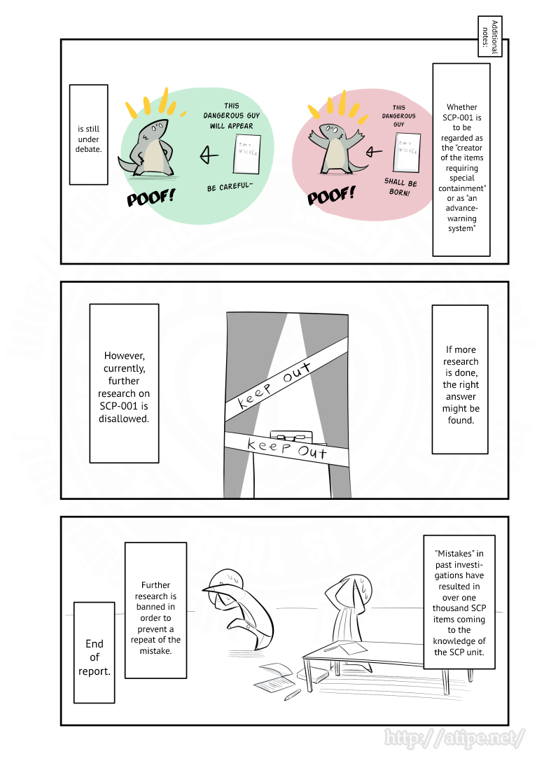 Oversimplified SCP Chapter 157 page 4 - Chapter 157: SCP-001 Jonathan Ball's Proposal