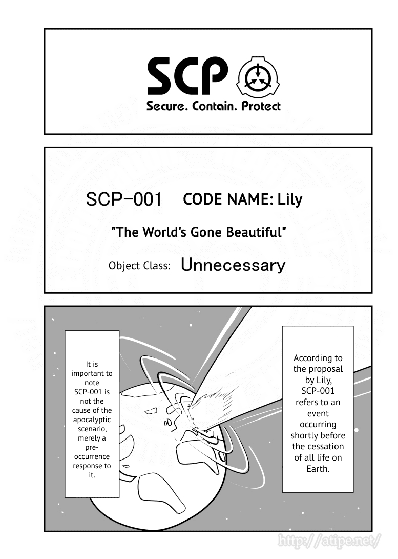 Oversimplified SCP Chapter 158 page 1 - Chapter 158: SCP-001 Lily's Proposal