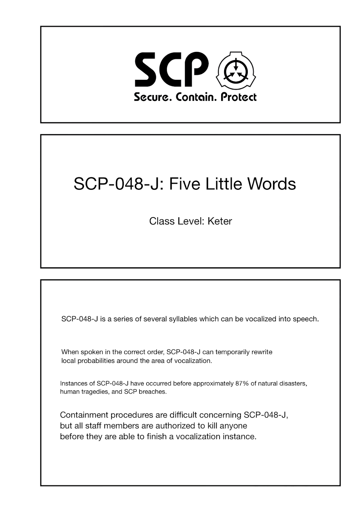 Oversimplified SCP Chapter 166.5: SCP-048-J thumbnail