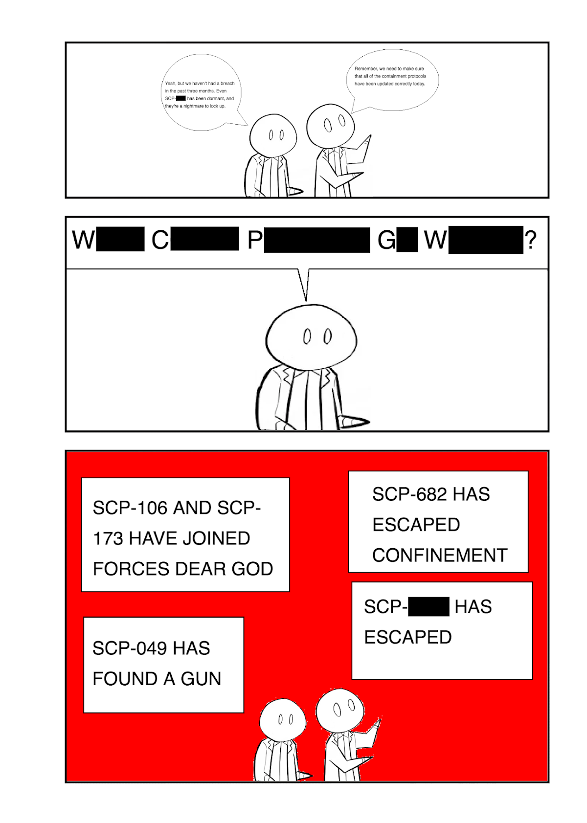 Oversimplified SCP Chapter 166.5 page 2 - Chapter 166.5: SCP-048-J