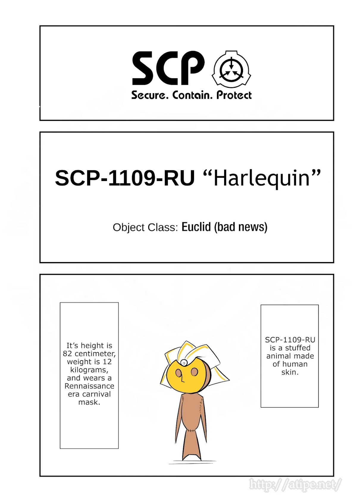 Oversimplified SCP Chapter 171: SCP-1109-RU "Harlequin" thumbnail