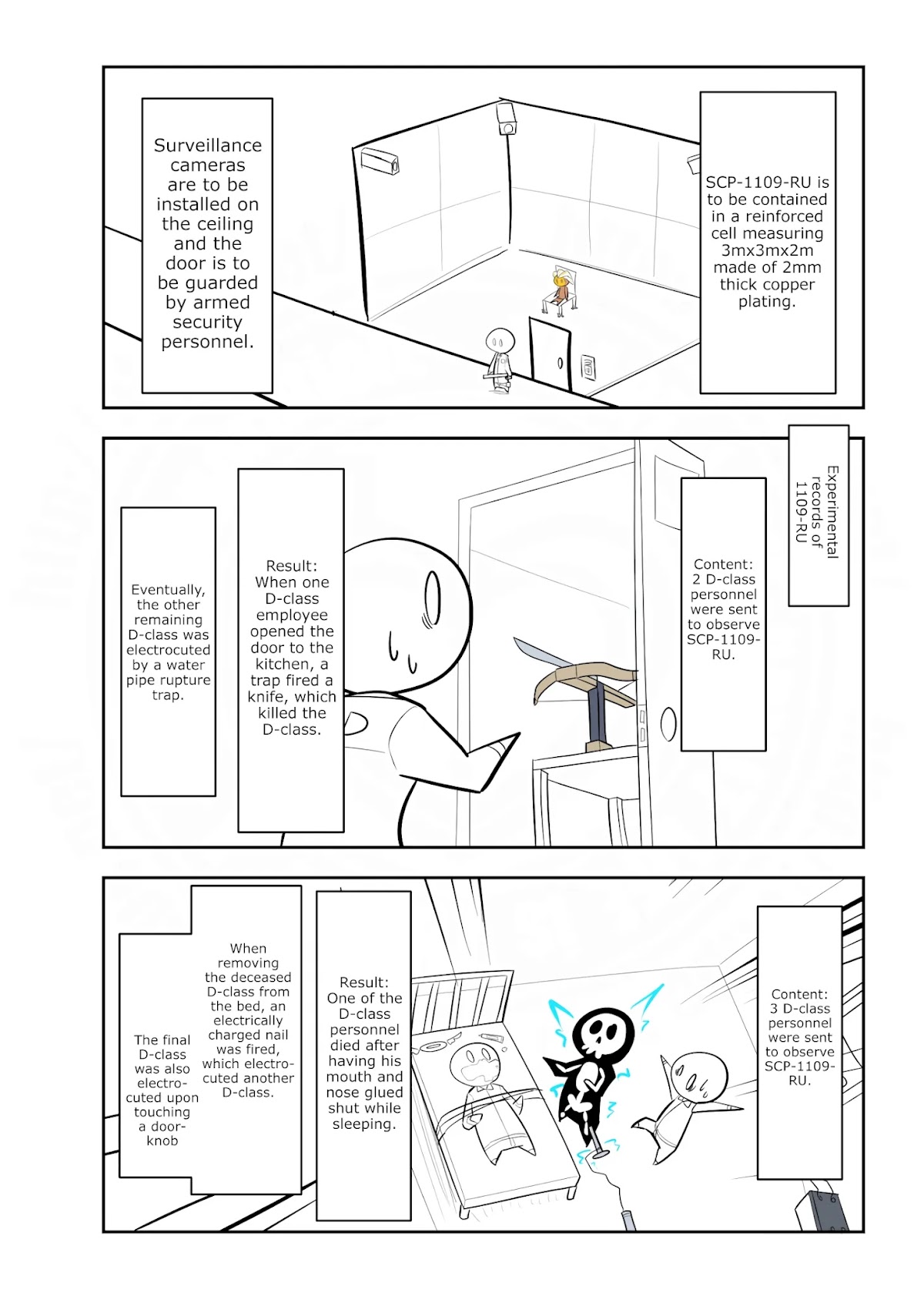 Oversimplified SCP Chapter 171 page 3 - Chapter 171: SCP-1109-RU "Harlequin"