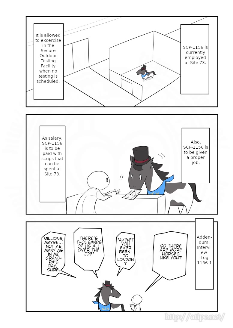 Oversimplified SCP Chapter 174 page 3 - Chapter 174: Wellington G. Wonderhorse