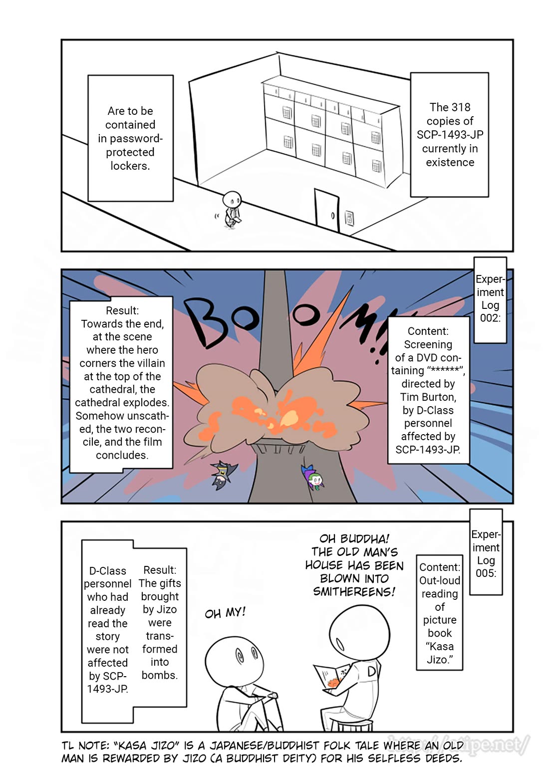 Oversimplified SCP Chapter 180 page 3 - Chapter 180: SCP-1493-JP