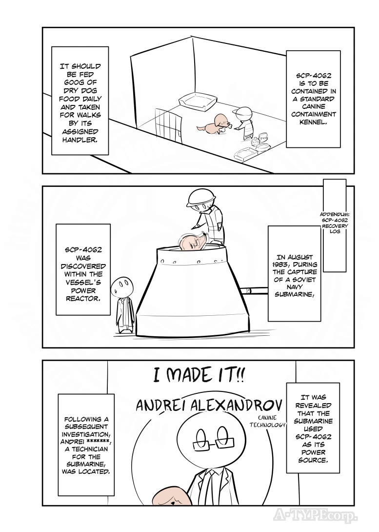 Oversimplified SCP Chapter 192 page 3 - Chapter 192: SCP-4062 Soggy Doggy