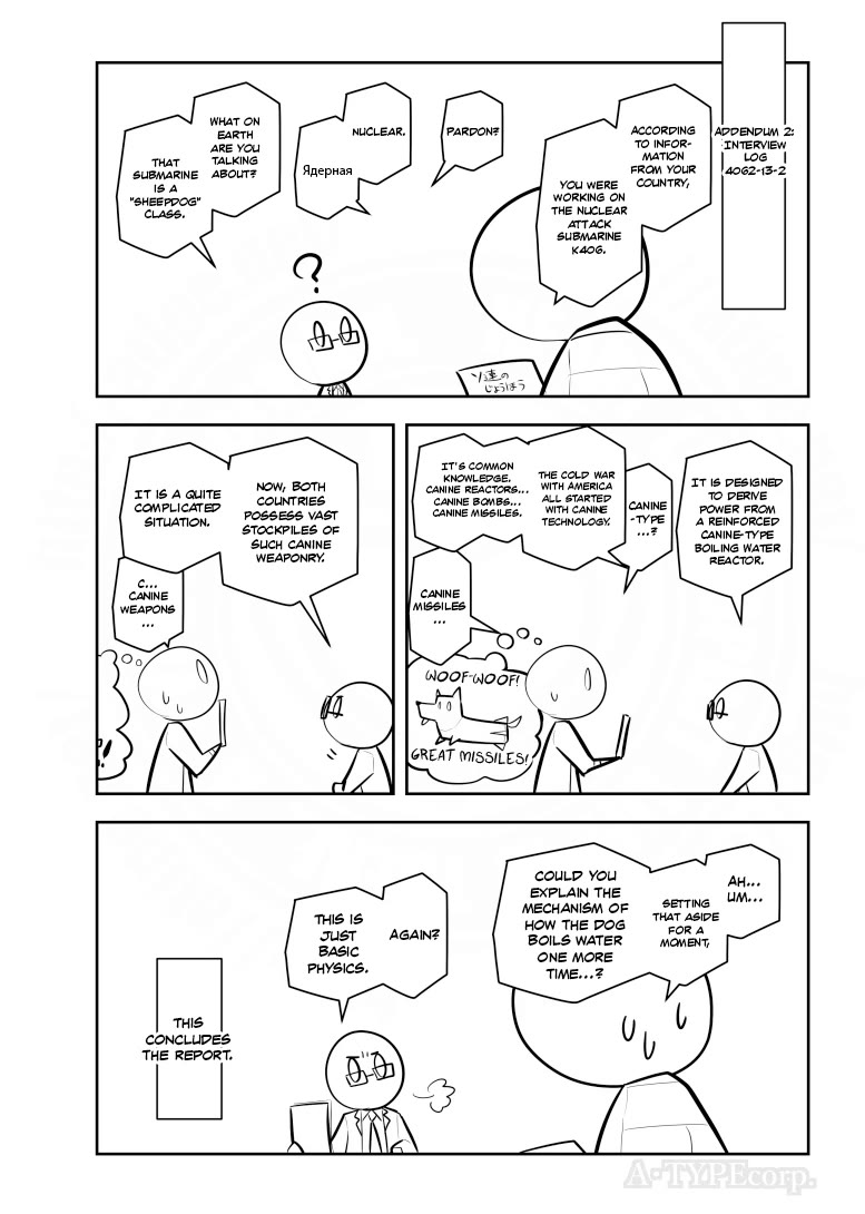 Oversimplified SCP Chapter 192 page 4 - Chapter 192: SCP-4062 Soggy Doggy