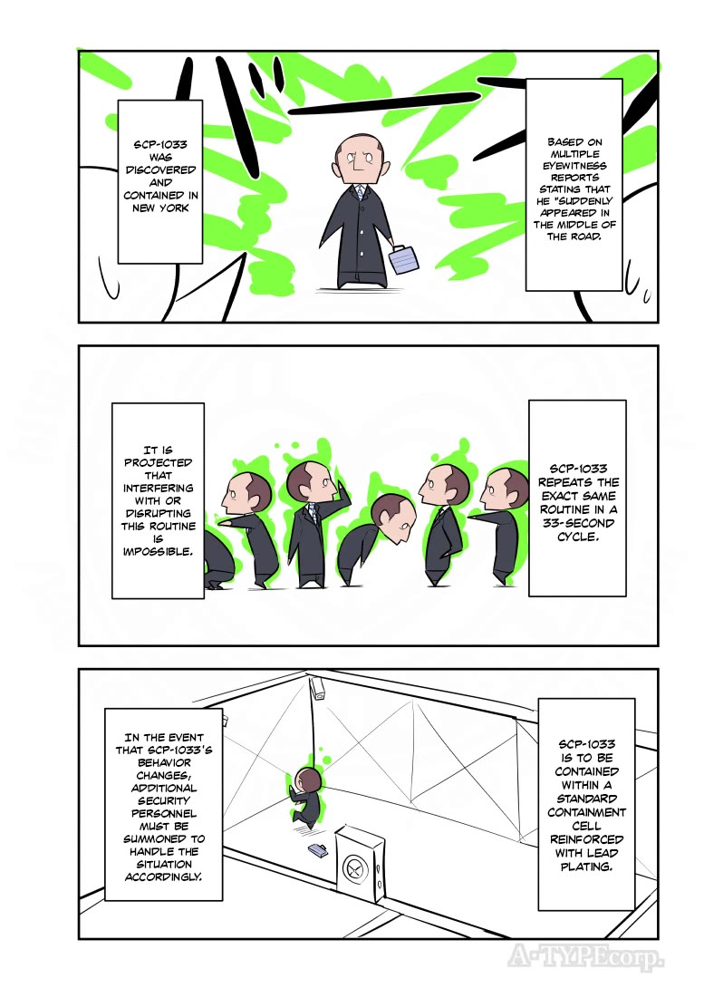 Oversimplified SCP Chapter 193 page 2 - Chapter 193: SCP-1033 33 Second Man