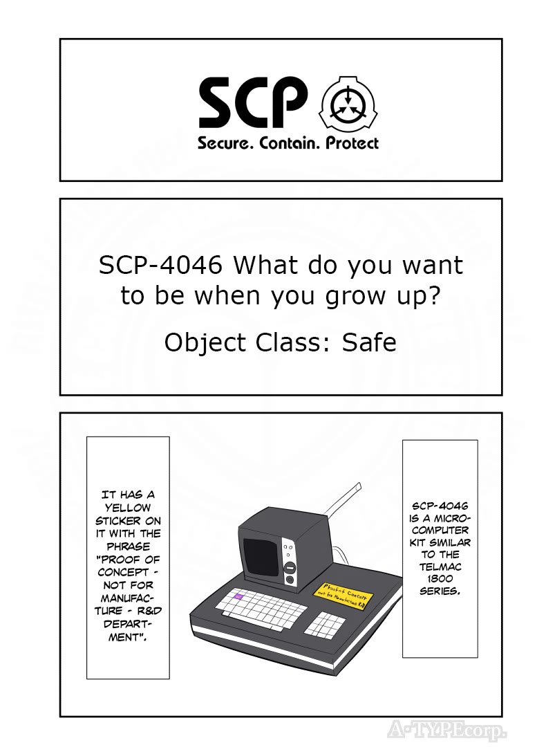 Oversimplified SCP Chapter 194: SCP-4046 What do you want to be when you grow up? thumbnail