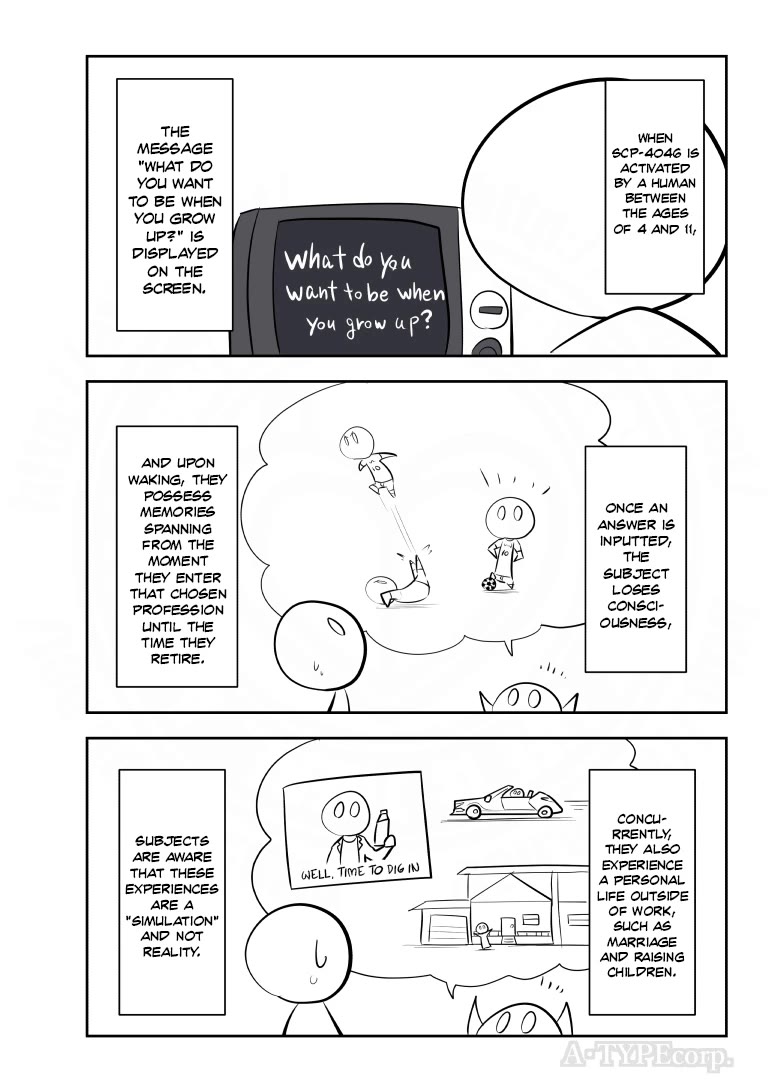 Oversimplified SCP Chapter 194 page 2 - Chapter 194: SCP-4046 What do you want to be when you grow up?