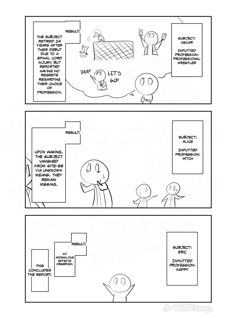 Oversimplified SCP Chapter 194 page 4 - Chapter 194: SCP-4046 What do you want to be when you grow up?
