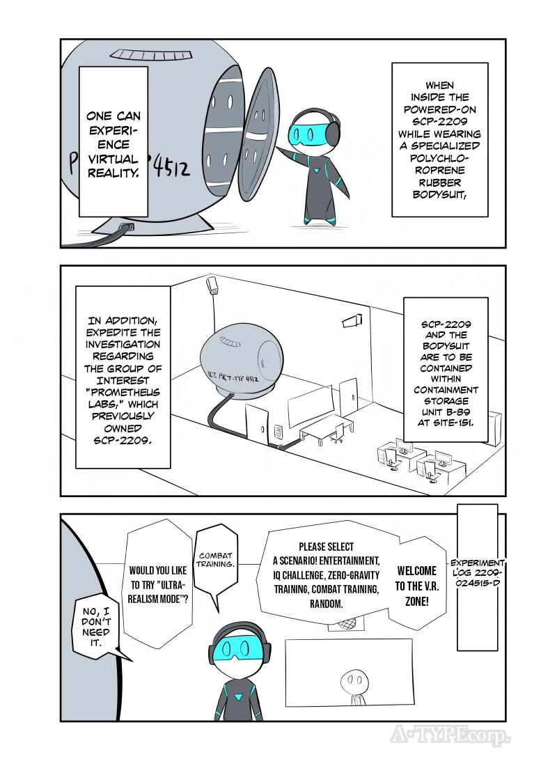 Oversimplified SCP Chapter 195 page 2 - Chapter 195: SCP-2209 Virtual Reality