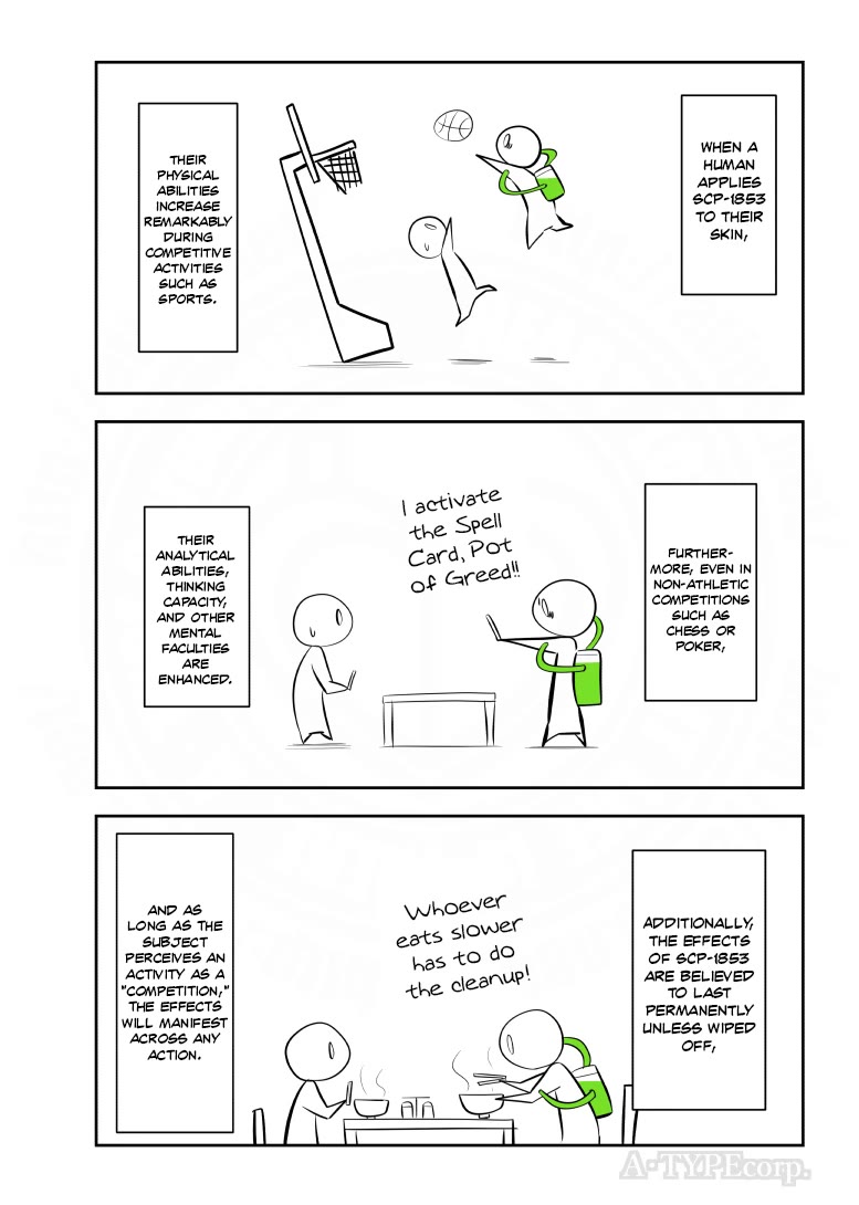 Oversimplified SCP Chapter 196 page 2 - Chapter 196: SCP-1853 Performance Enhancer